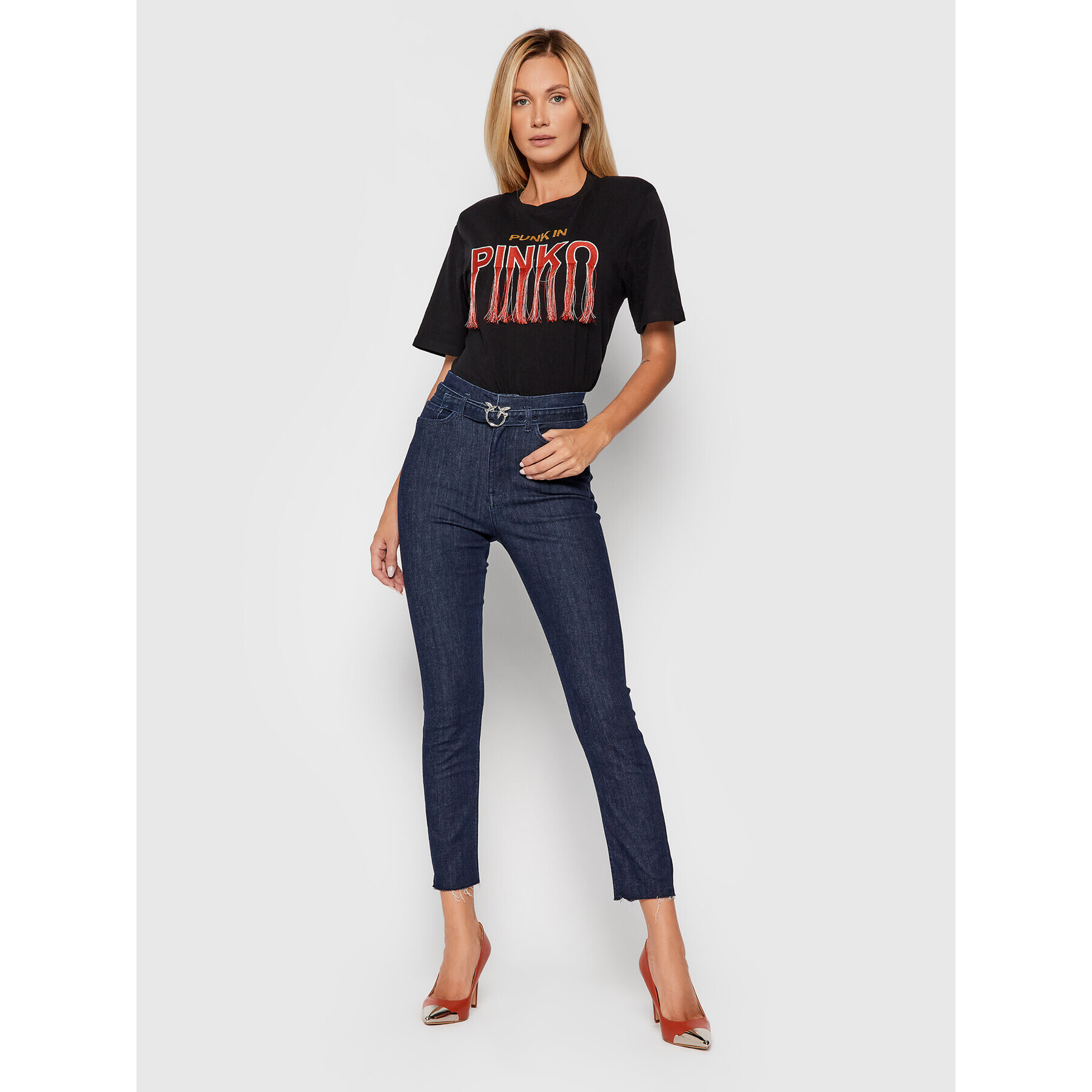 Pinko Дънки Susan AI 21-22 PDEN 1J10P0 Y78R Син Skinny Fit - Pepit.bg