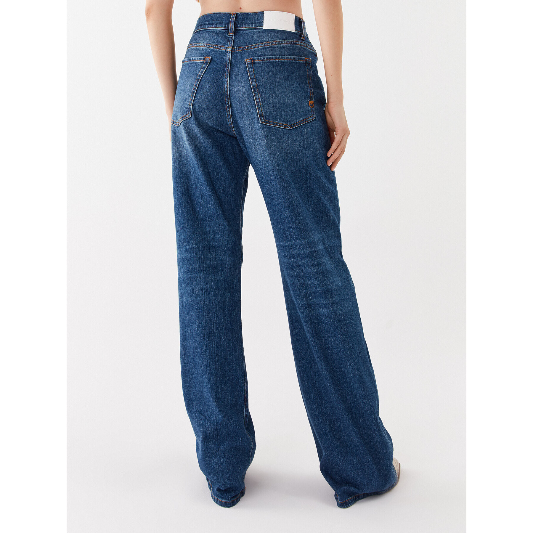 Pinko Дънки Wanda 101733 A141 Тъмносин Relaxed Fit - Pepit.bg