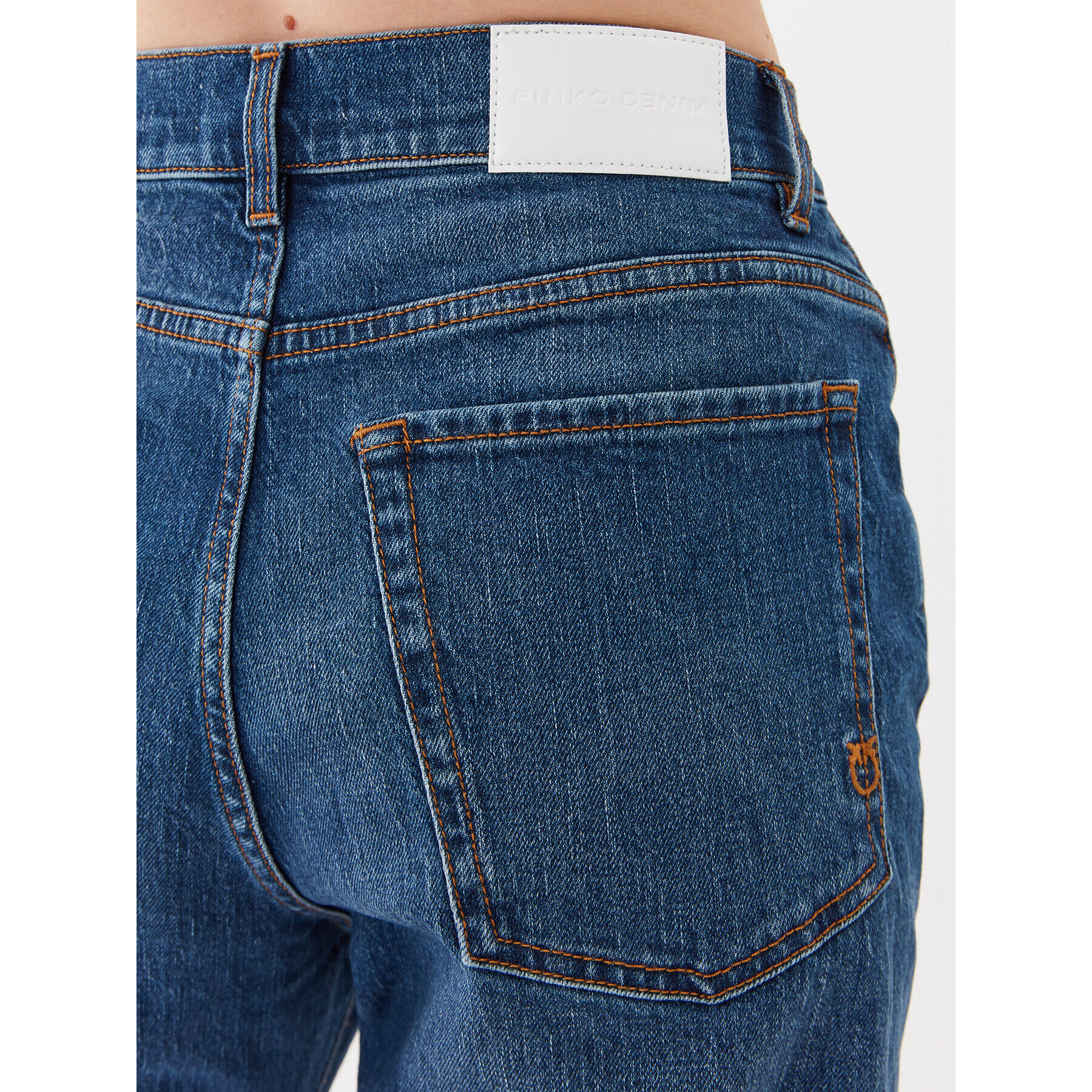 Pinko Дънки Wanda 101733 A141 Тъмносин Relaxed Fit - Pepit.bg