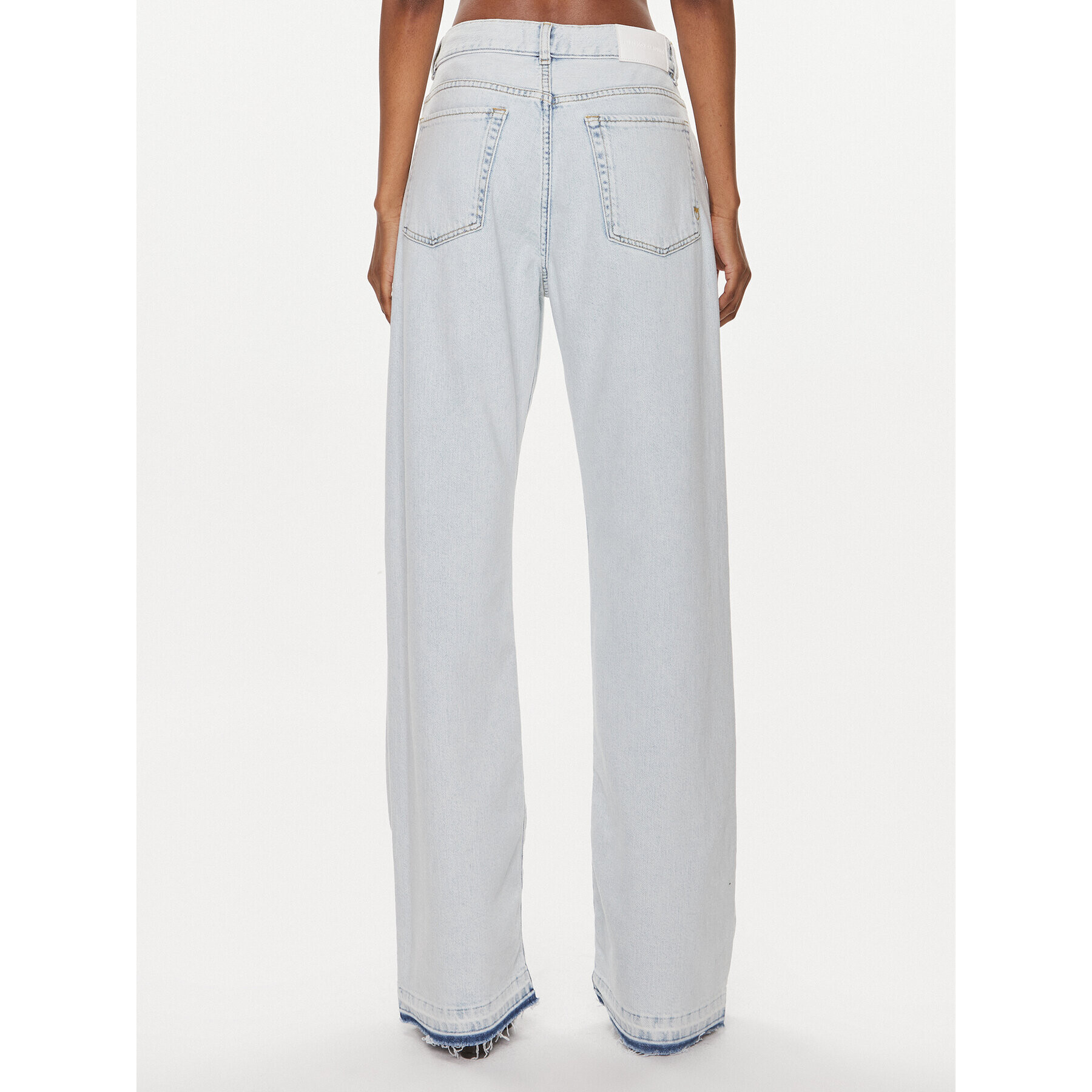 Pinko Дънки Wanda 101733 A1JH Син Wide Leg - Pepit.bg