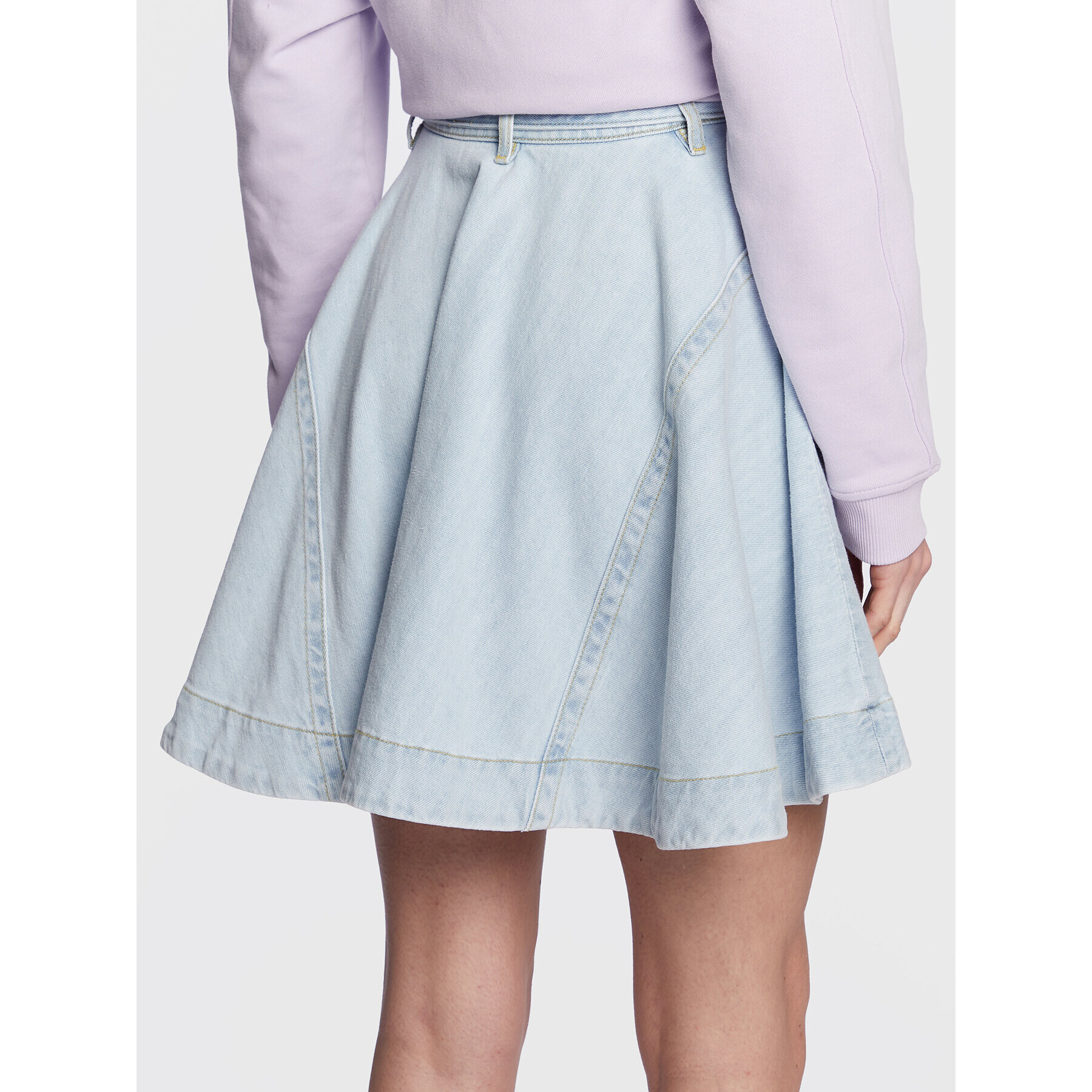Pinko Дънкова пола 100579 A0MY Син Regular Fit - Pepit.bg