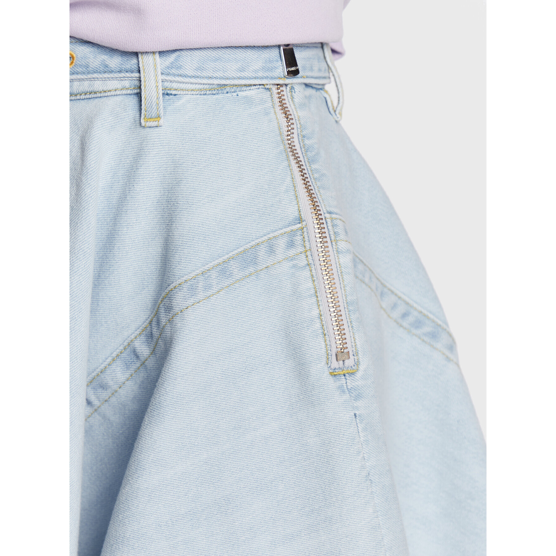 Pinko Дънкова пола 100579 A0MY Син Regular Fit - Pepit.bg