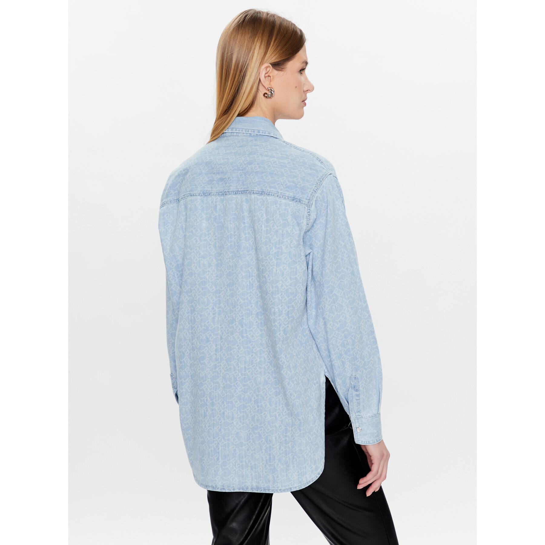 Pinko дънкова риза 100816 A0FO Син Regular Fit - Pepit.bg