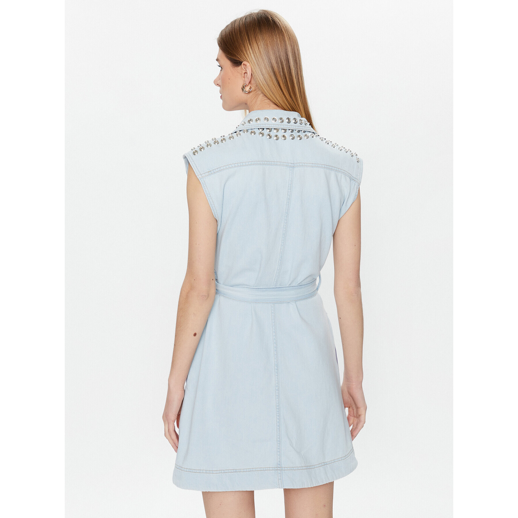 Pinko Дънкова рокля Quash 100337 A0G1 Син Regular Fit - Pepit.bg