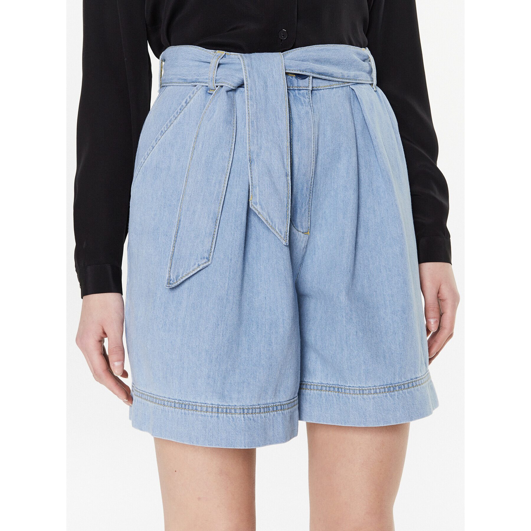 Pinko Дънкови шорти 100701 A0MM Син Relaxed Fit - Pepit.bg