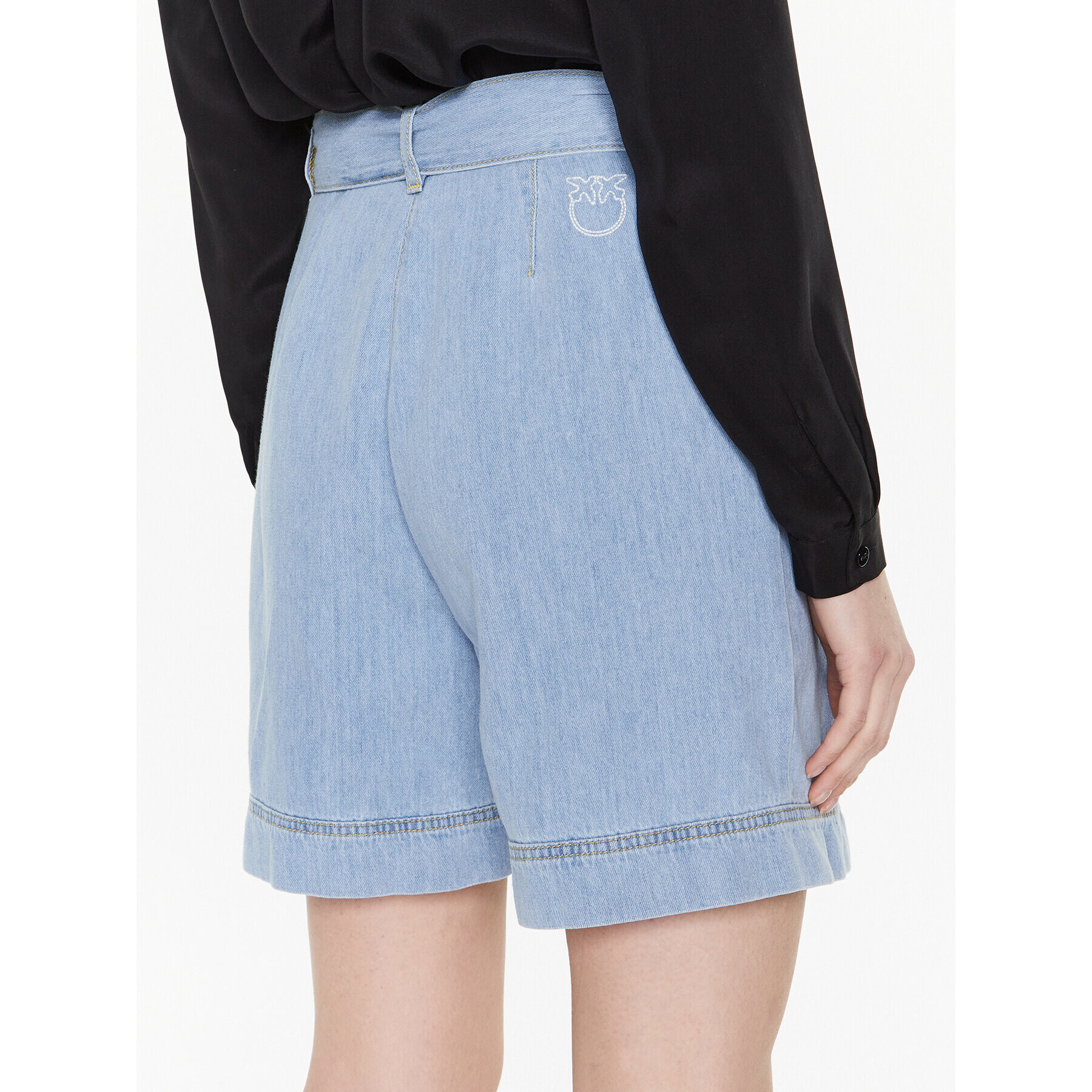 Pinko Дънкови шорти 100701 A0MM Син Relaxed Fit - Pepit.bg