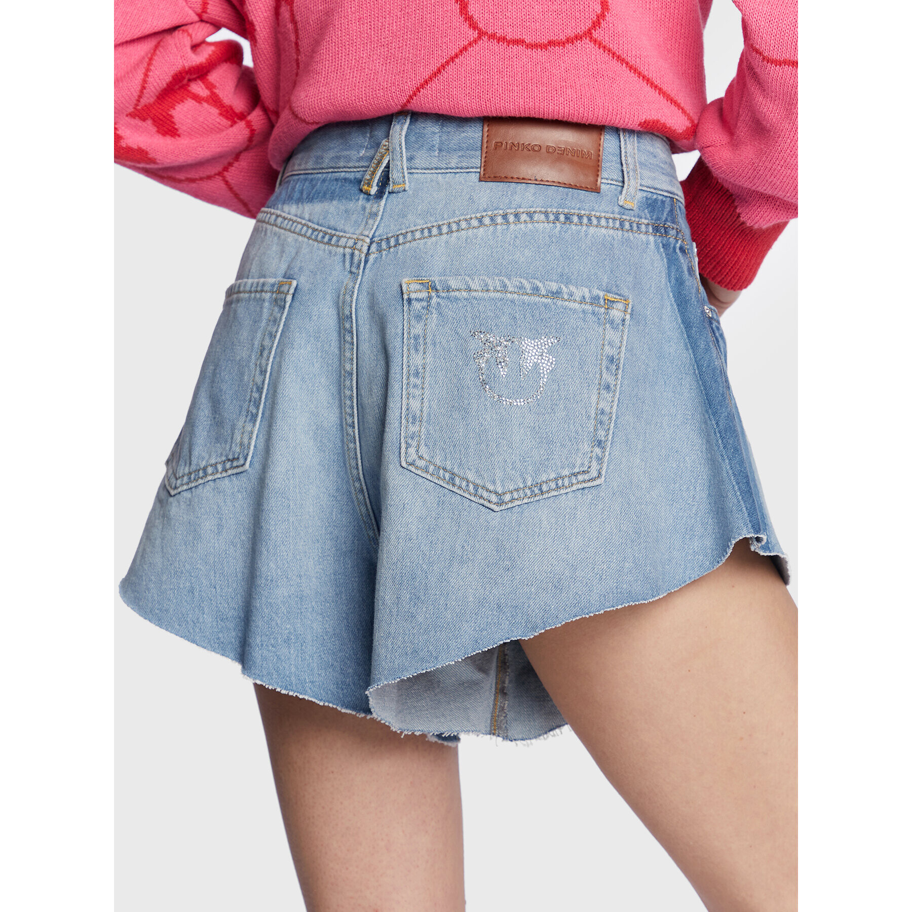 Pinko Дънкови шорти Calma 100395 A0FV Син Regular Fit - Pepit.bg