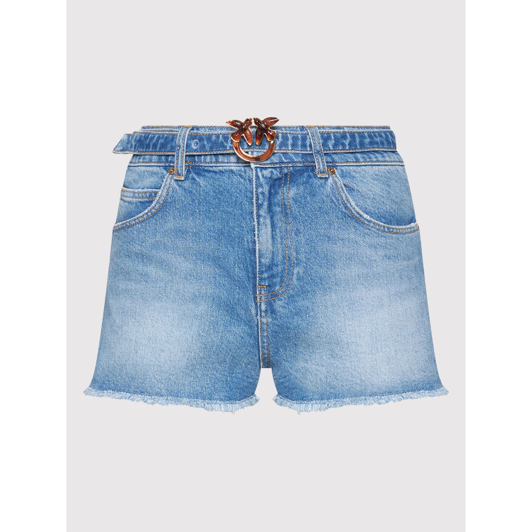 Pinko Дънкови шорти Gina 1J10UT Y82N Син Regular Fit - Pepit.bg