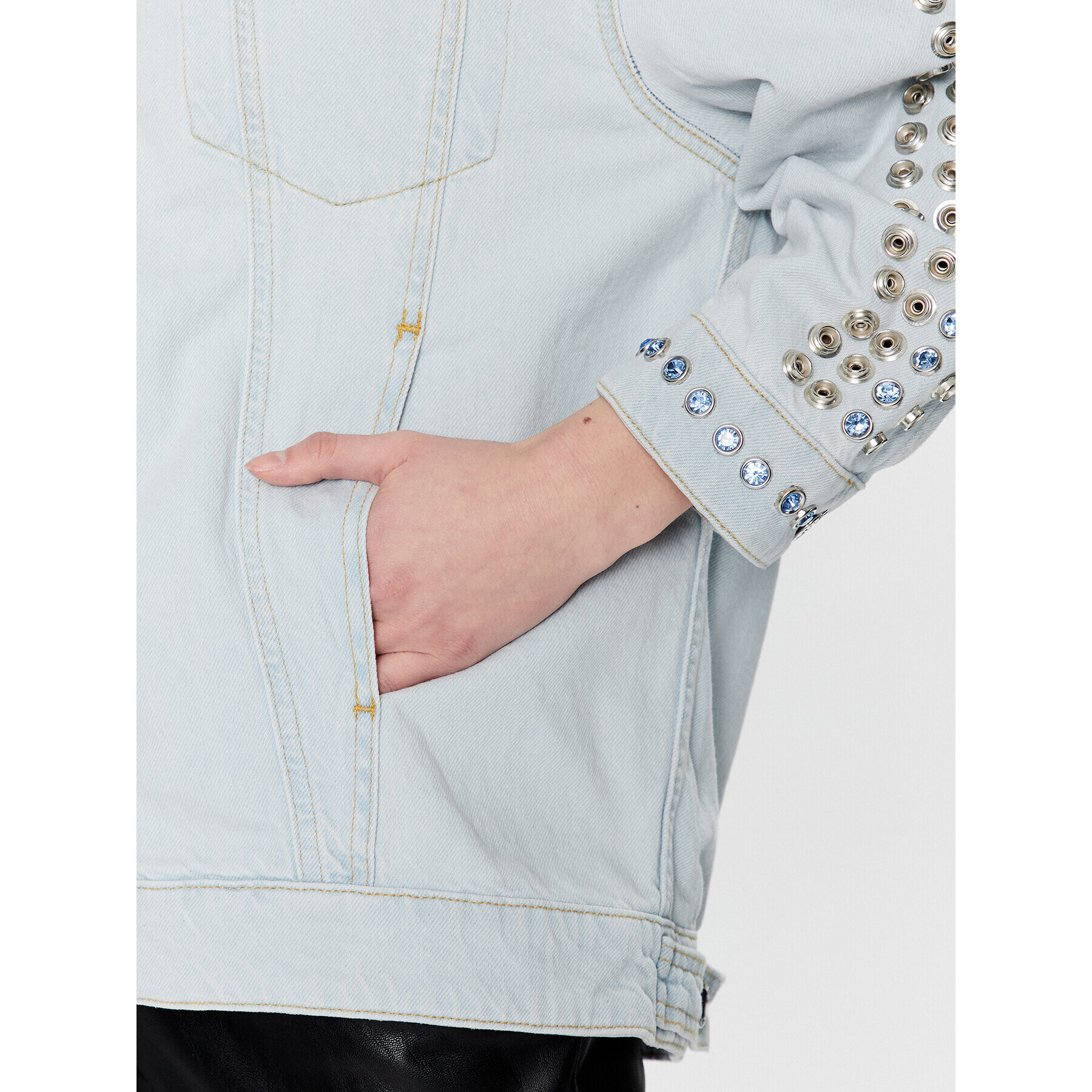 Pinko Дънково яке 100330 A0G1 Син Regular Fit - Pepit.bg