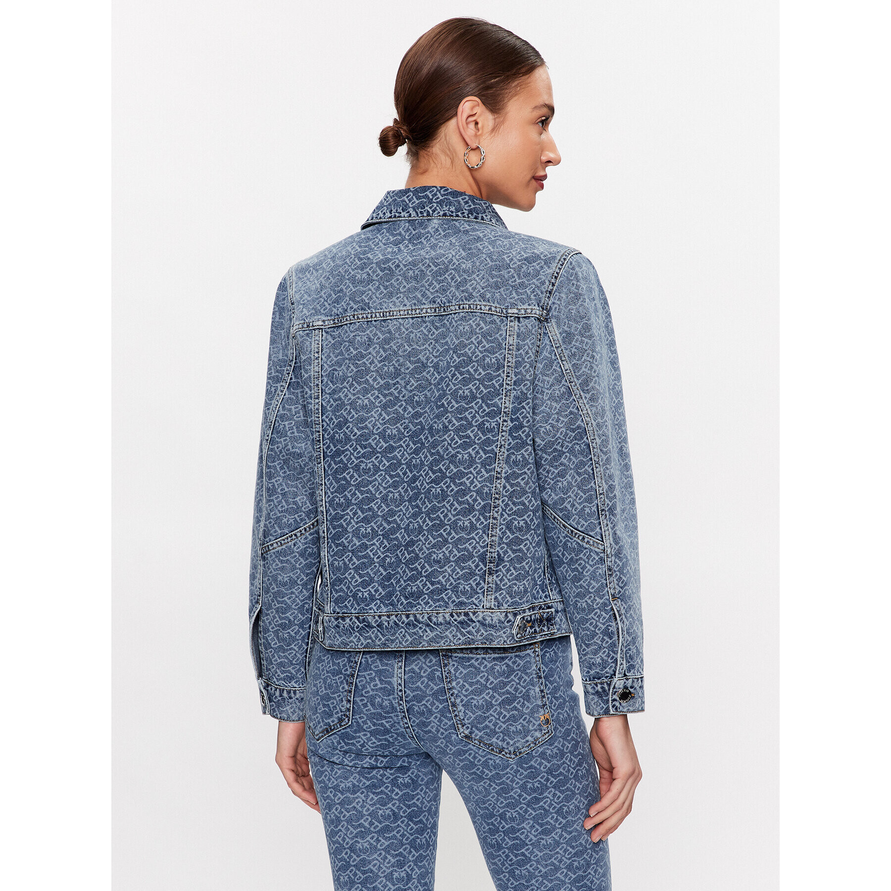 Pinko Дънково яке 100803 A0Q0 Син Regular Fit - Pepit.bg
