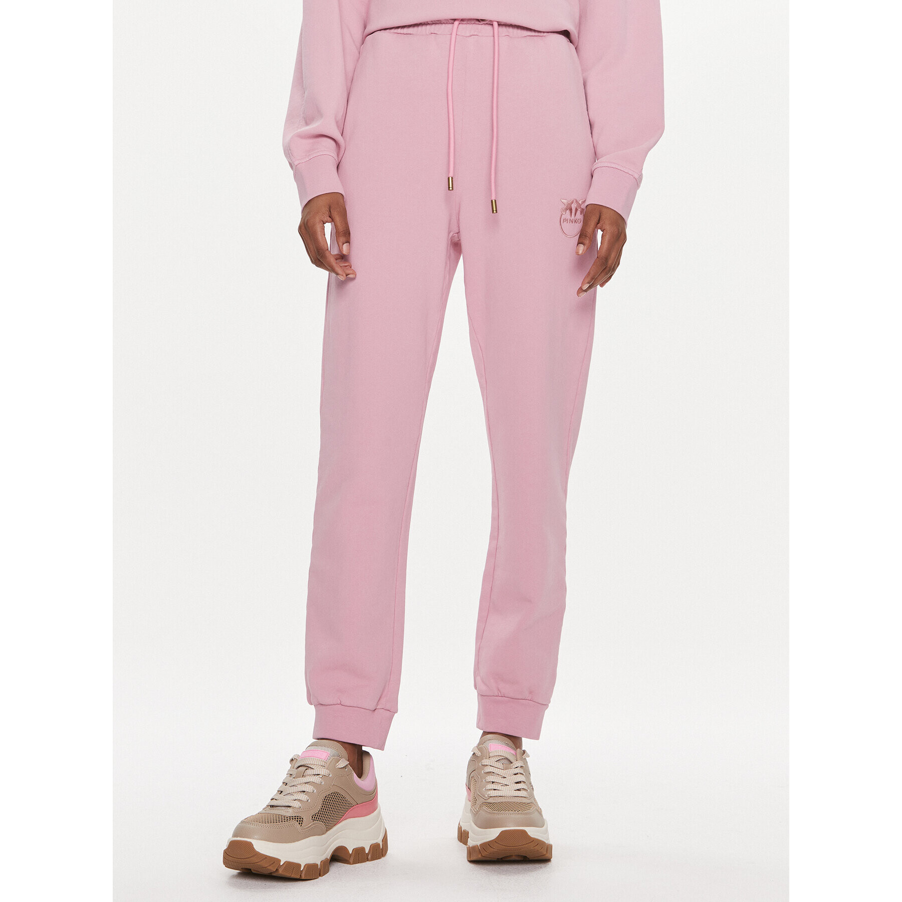 Pinko Долнище анцуг Carico 100371 A1N7 Розов Regular Fit - Pepit.bg