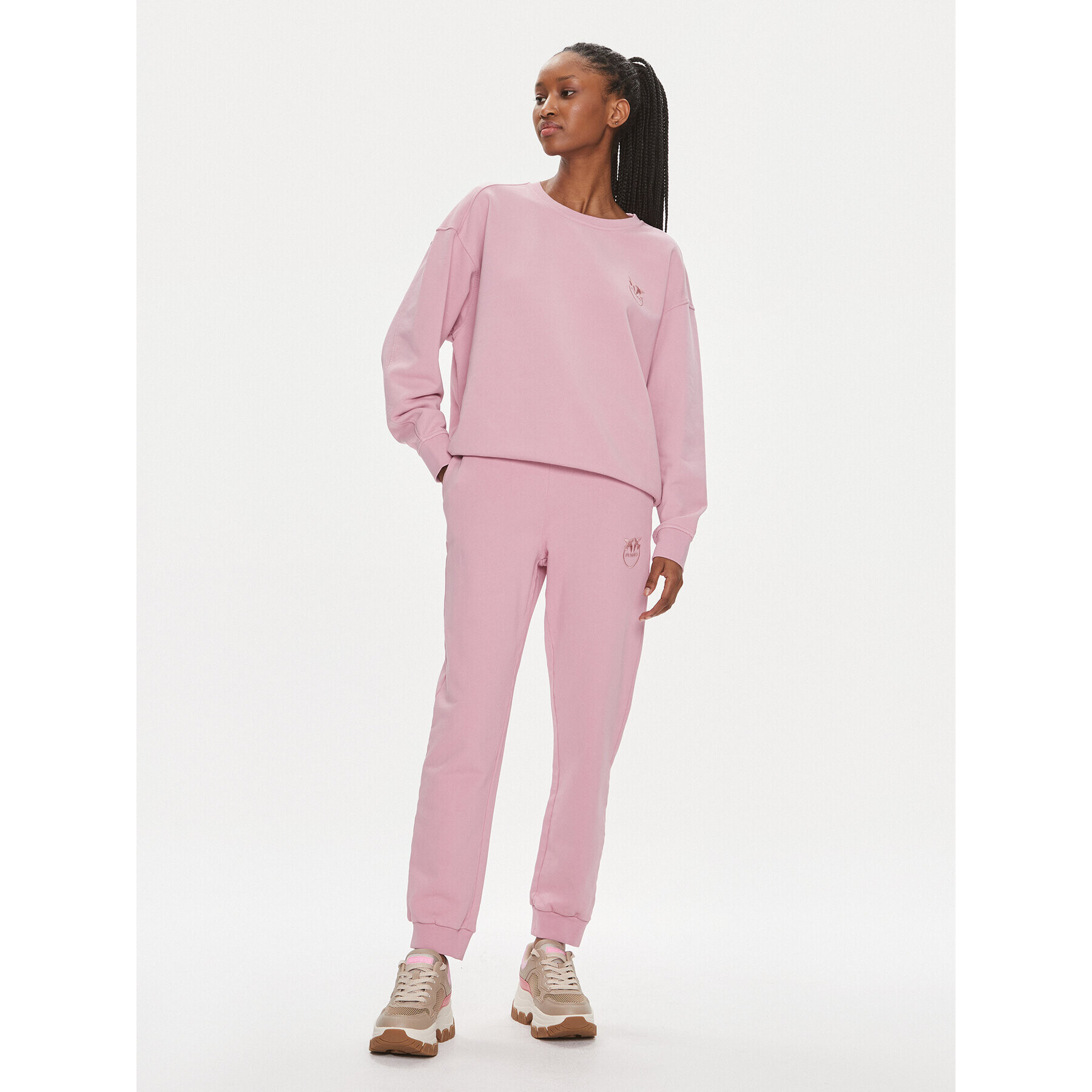 Pinko Долнище анцуг Carico 100371 A1N7 Розов Regular Fit - Pepit.bg