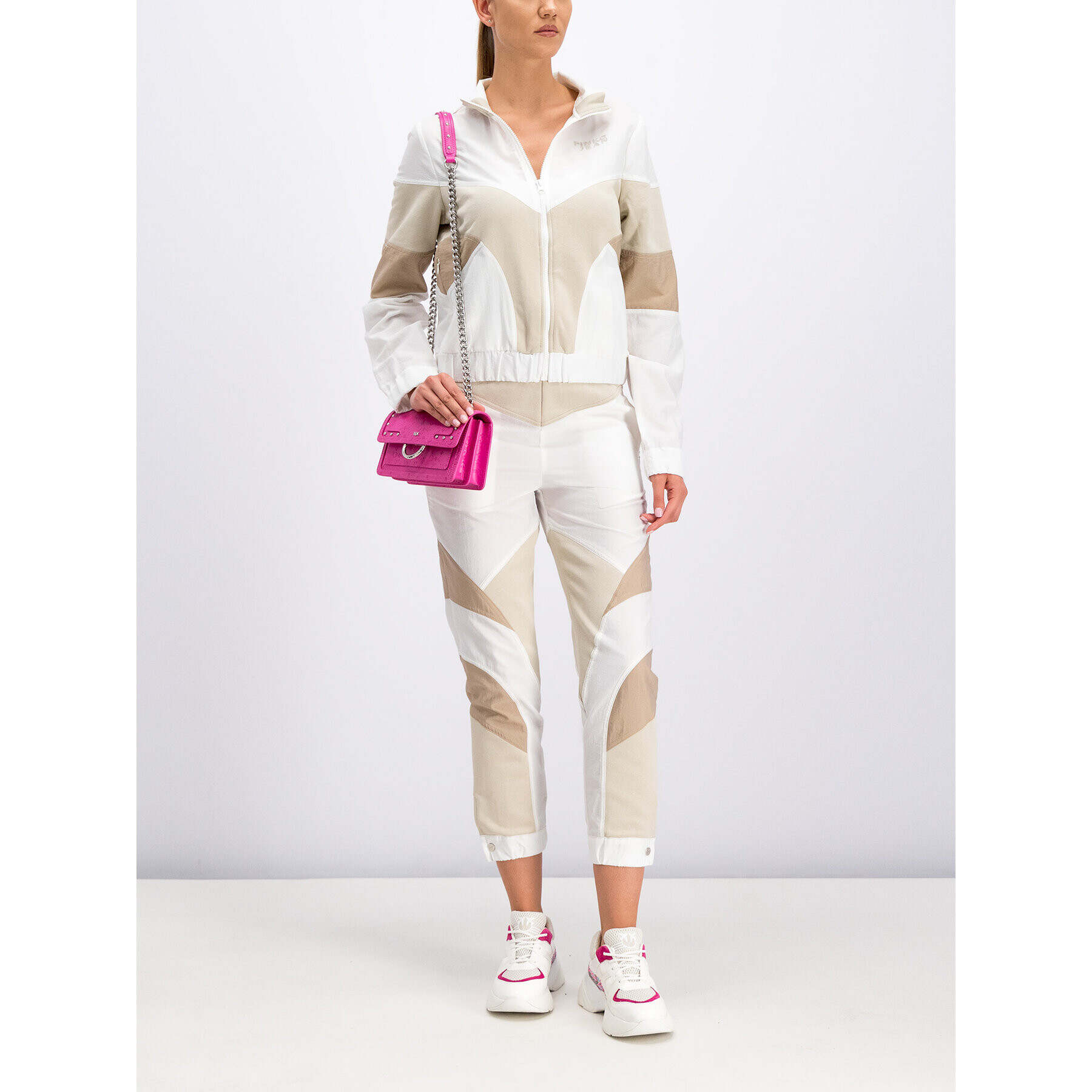 Pinko Долнище анцуг 20191 PJEAN 1X10D9 7462 Бежов Regular Fit - Pepit.bg