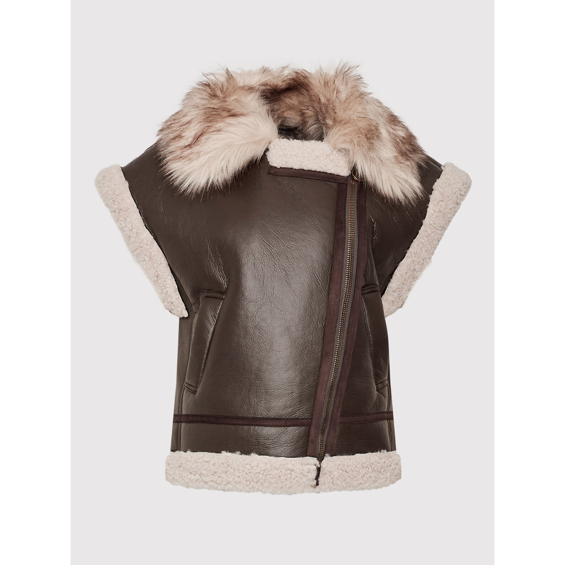 Pinko Елек Gema 1G17Y0 Y4V5 Кафяв Regular Fit - Pepit.bg