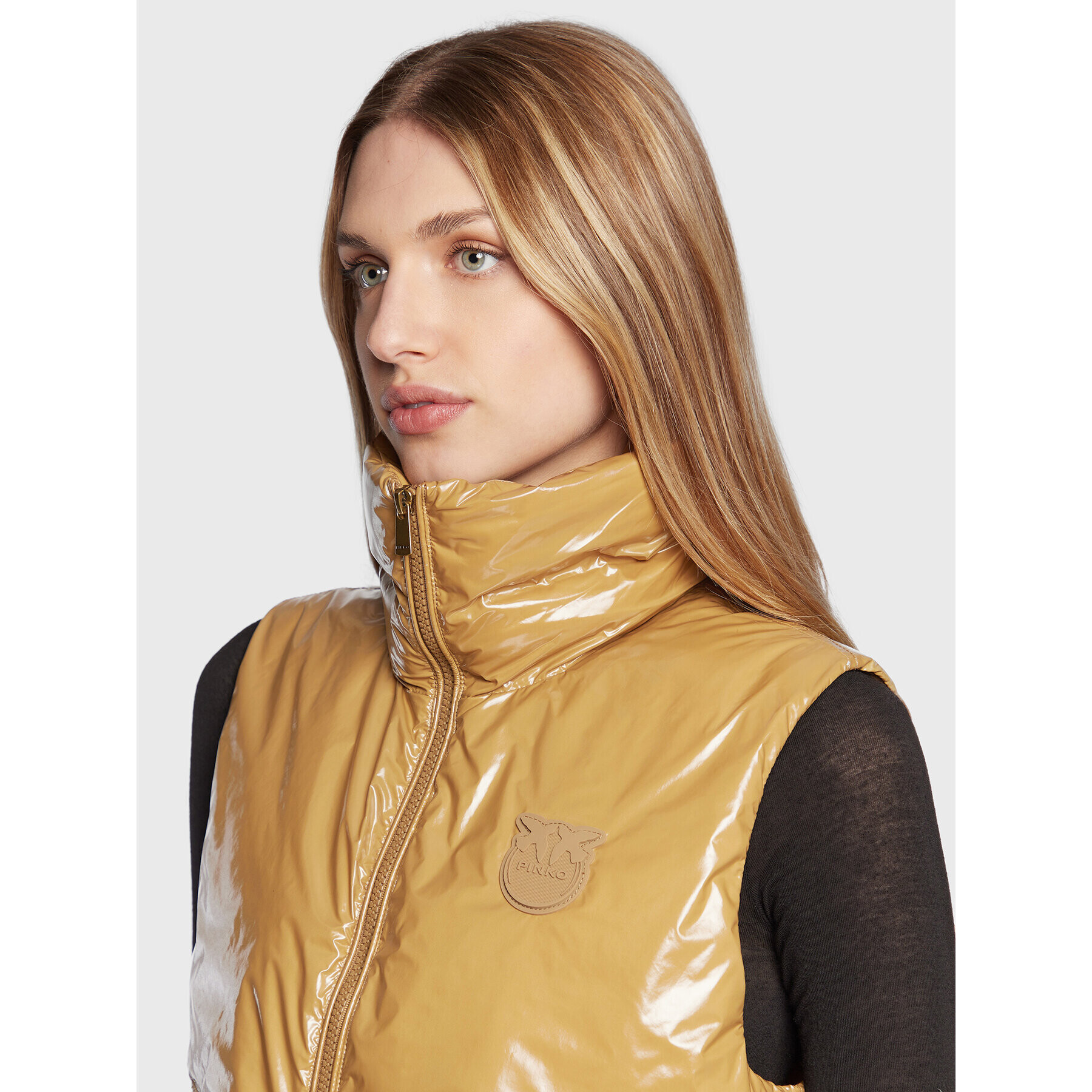 Pinko Елек Gracia 1G181P A00N Бежов Regular Fit - Pepit.bg
