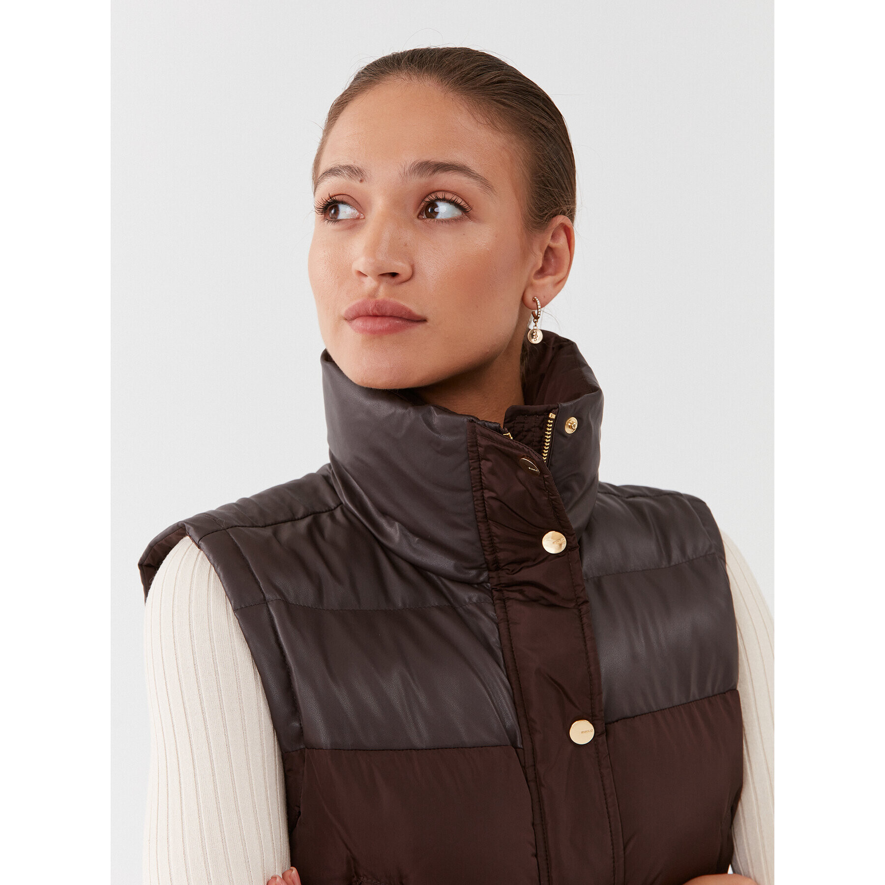 Pinko Елек Handle 101734 A11P Кафяв Regular Fit - Pepit.bg