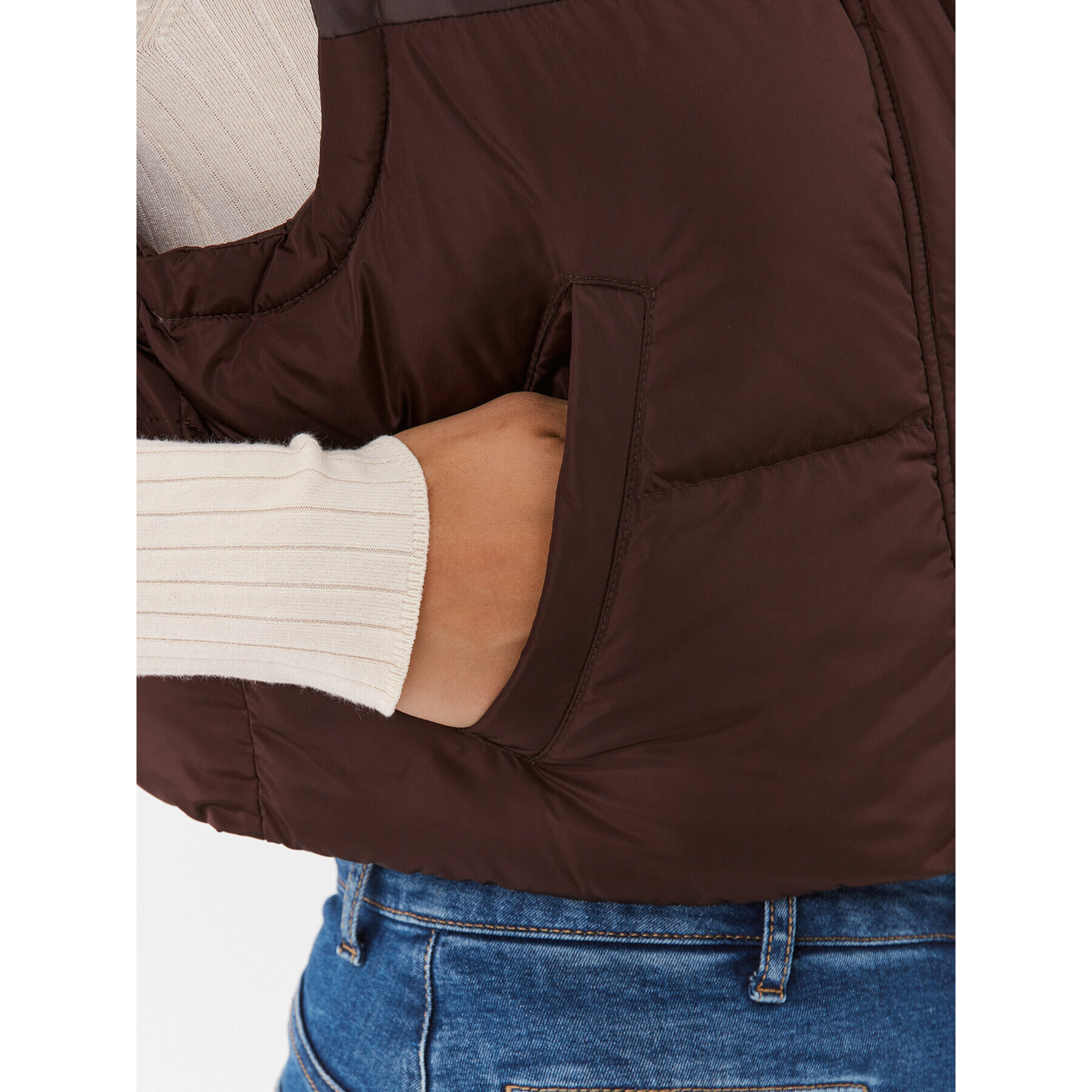 Pinko Елек Handle 101734 A11P Кафяв Regular Fit - Pepit.bg