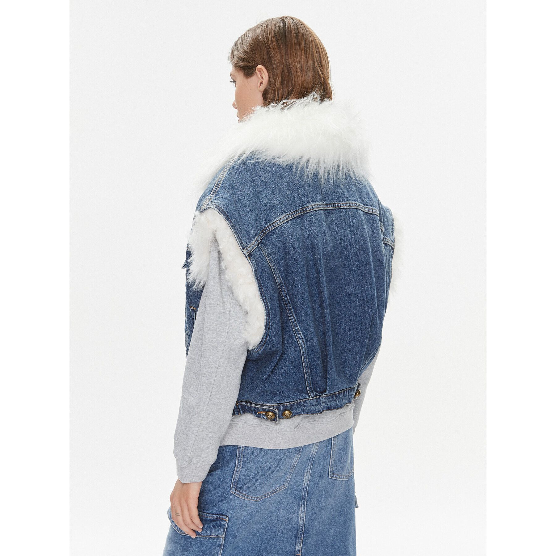 Pinko Елек Uragano 102181 A0ZR Син Regular Fit - Pepit.bg