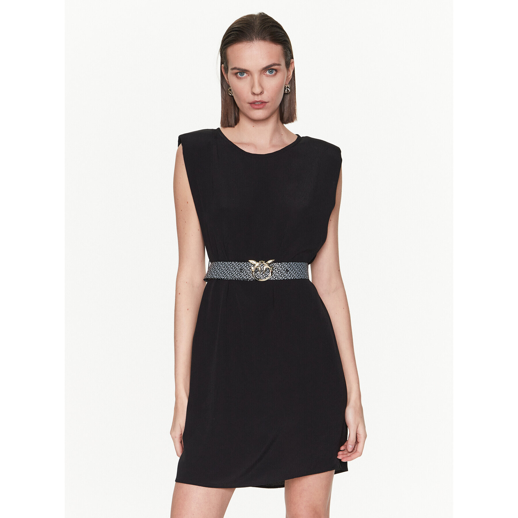 Pinko Ежедневна рокля 101138 A0US Черен Regular Fit - Pepit.bg