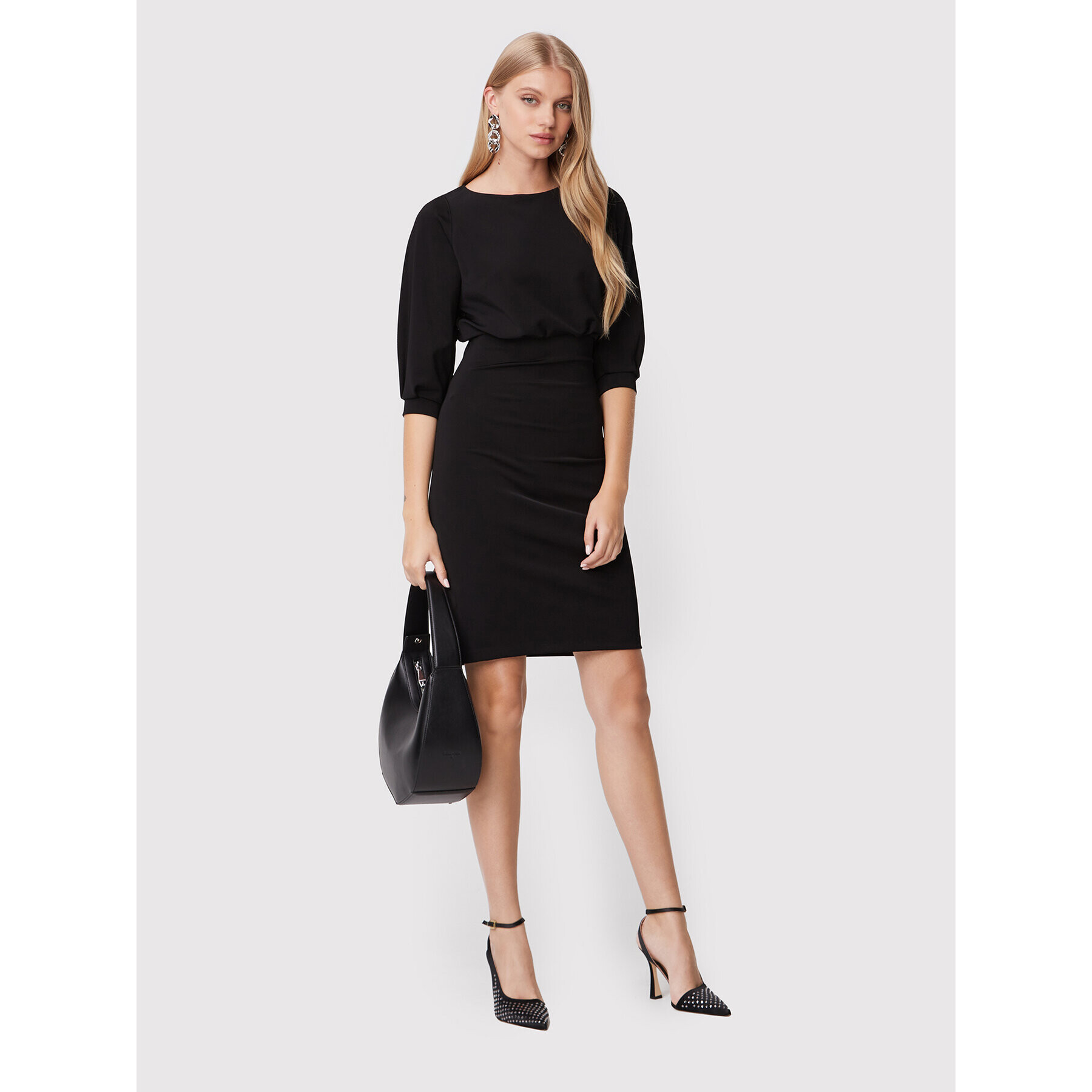 Pinko Ежедневна рокля Alda 1G18FW A04I Черен Slim Fit - Pepit.bg