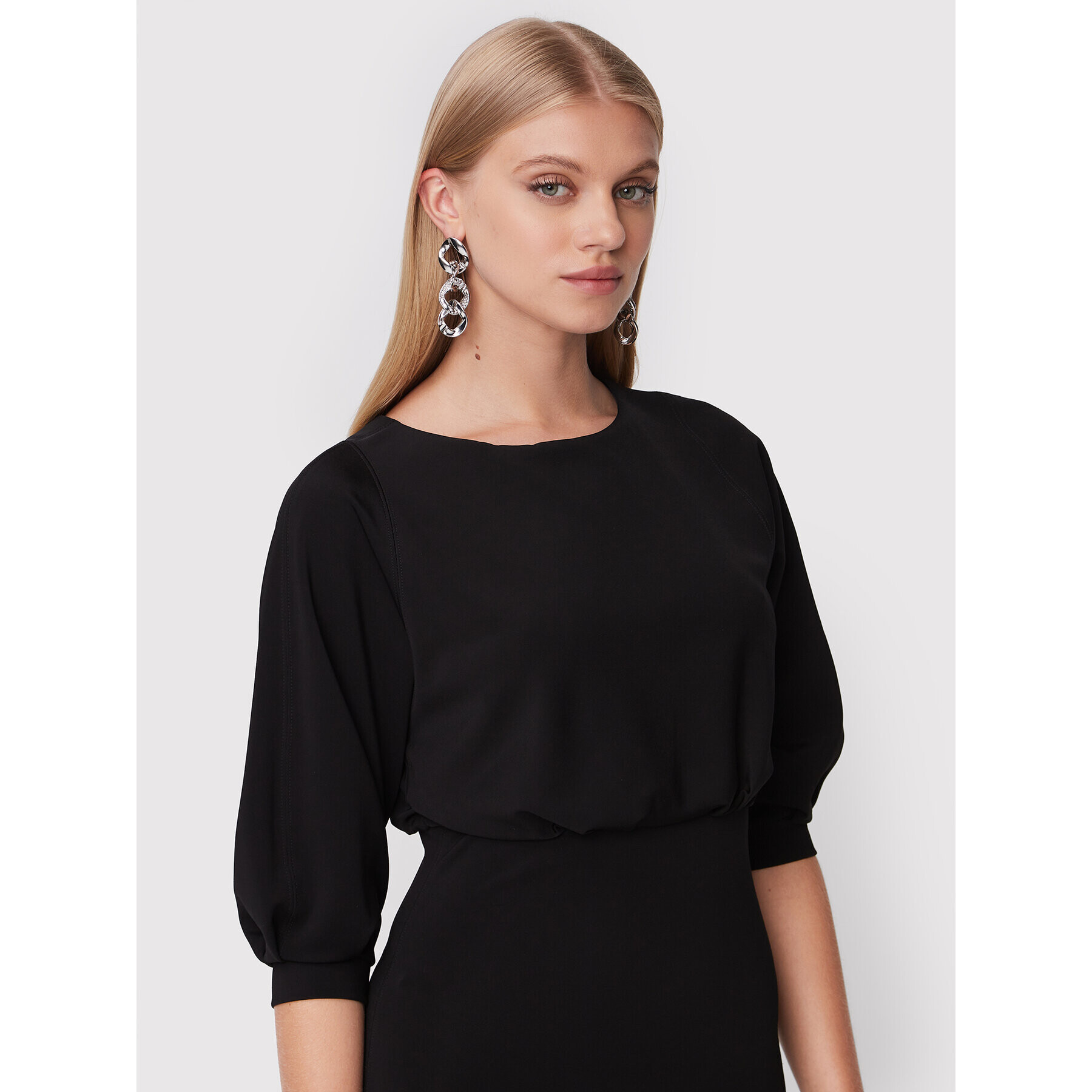 Pinko Ежедневна рокля Alda 1G18FW A04I Черен Slim Fit - Pepit.bg