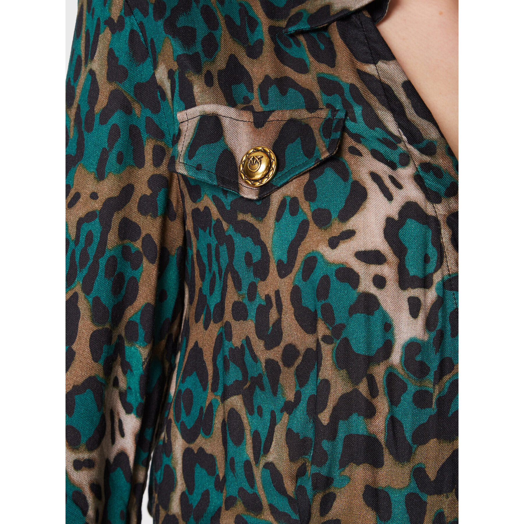 Pinko Ежедневна рокля Alix 1G181B A097 Зелен Regular Fit - Pepit.bg