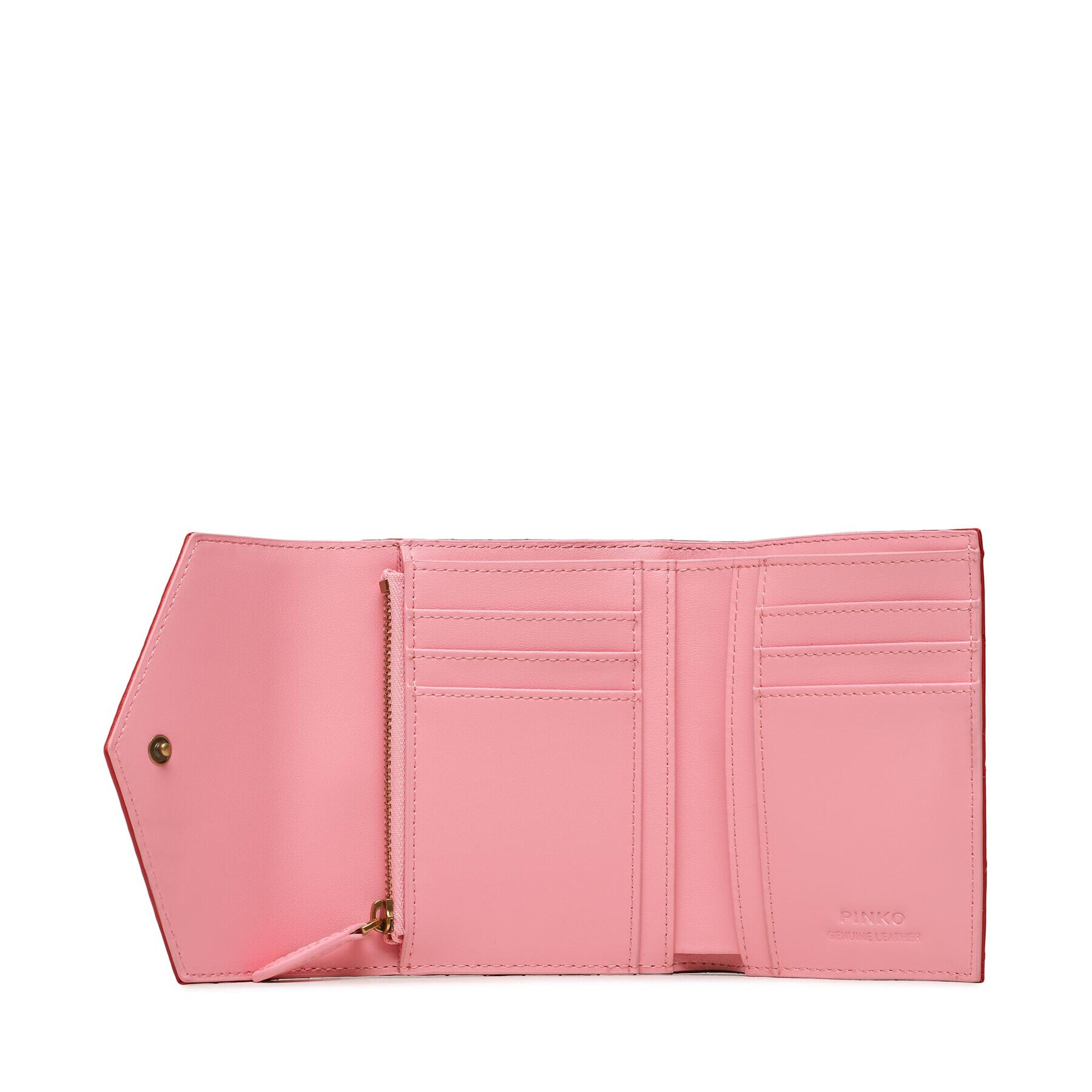 Pinko Голям дамски портфейл Compact Wallet M PE 23 PCPL 100881 A0GK Червен - Pepit.bg