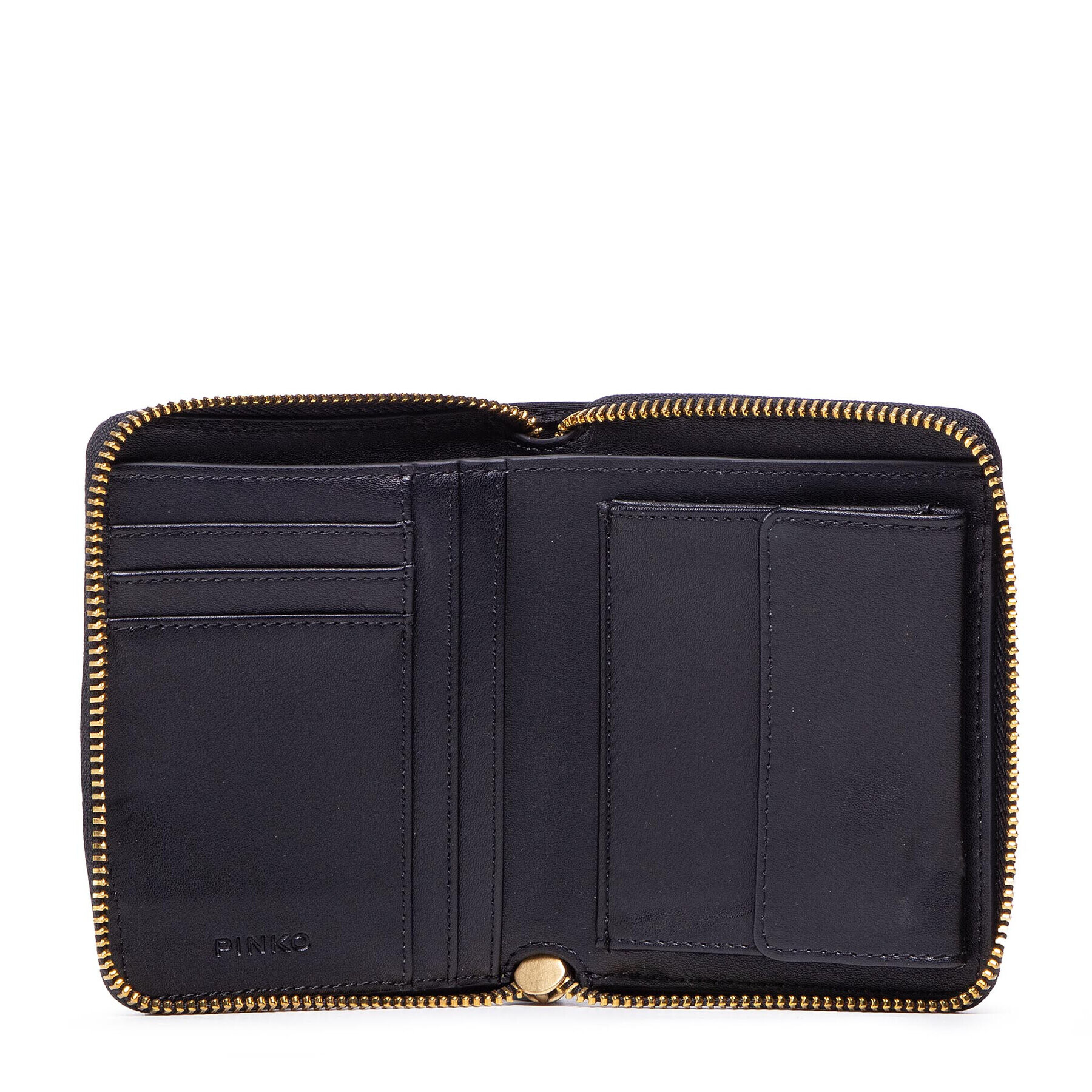 Pinko Голям дамски портфейл Taylor Wallet Zip Around M Rec PE 22 PLTT 1P22P9 Y7UX Черен - Pepit.bg