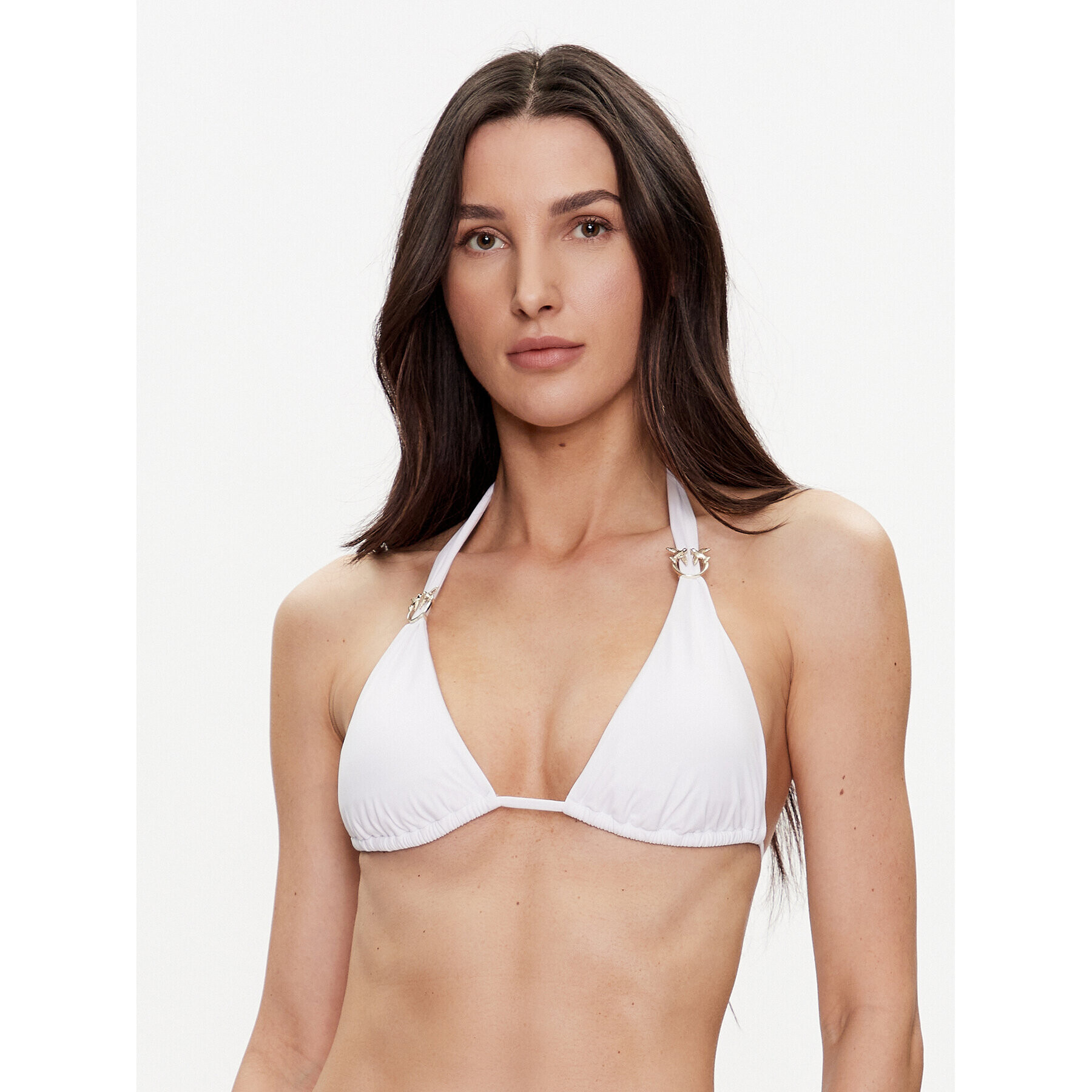 Pinko Горнище на бански Abbondaza 101052 A0S7 Бял - Pepit.bg