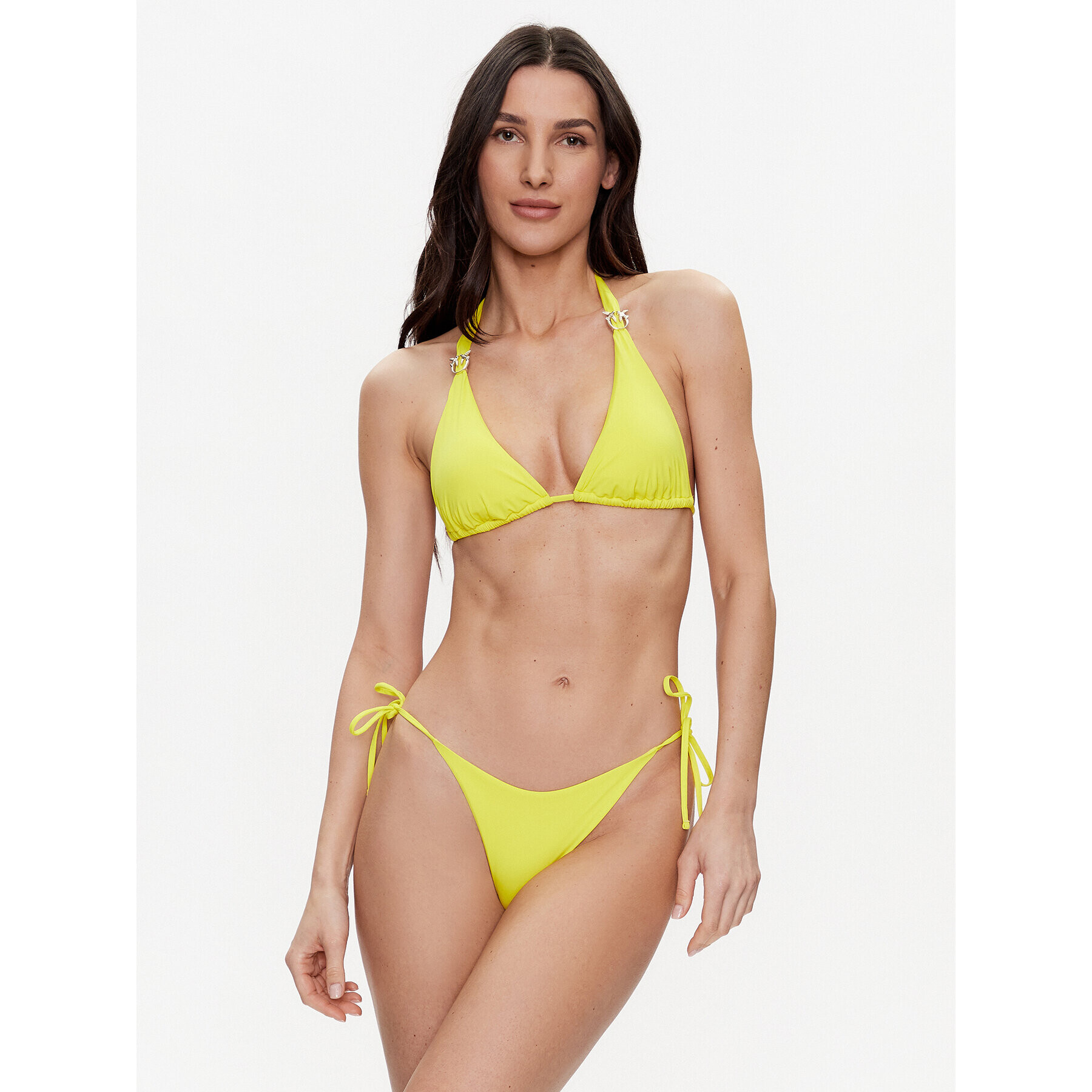 Pinko Горнище на бански Abbondaza 101052 A0S7 Жълт - Pepit.bg