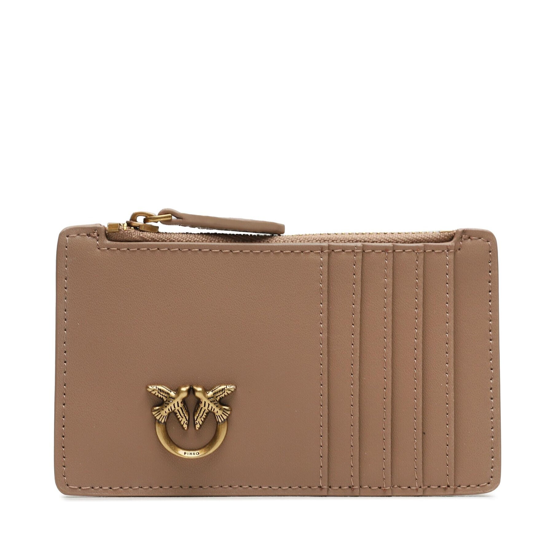 Pinko Калъф за кредитни карти Airone Cardholder AI 23-24 100251 A0F1 Бежов - Pepit.bg