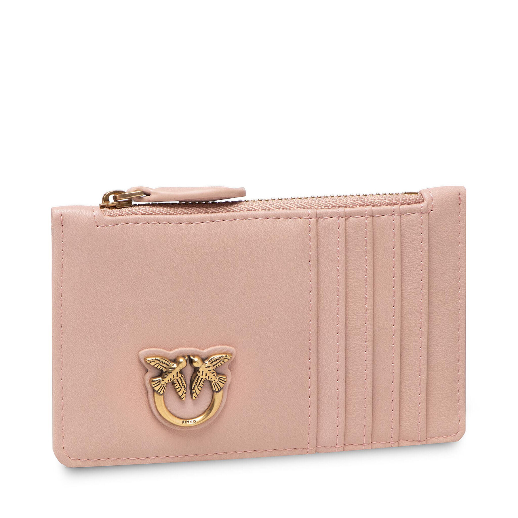 Pinko Калъф за кредитни карти Airone Credit Card Holder V Quil PE 22 PLT 1P22P3 Y7SQ Розов - Pepit.bg