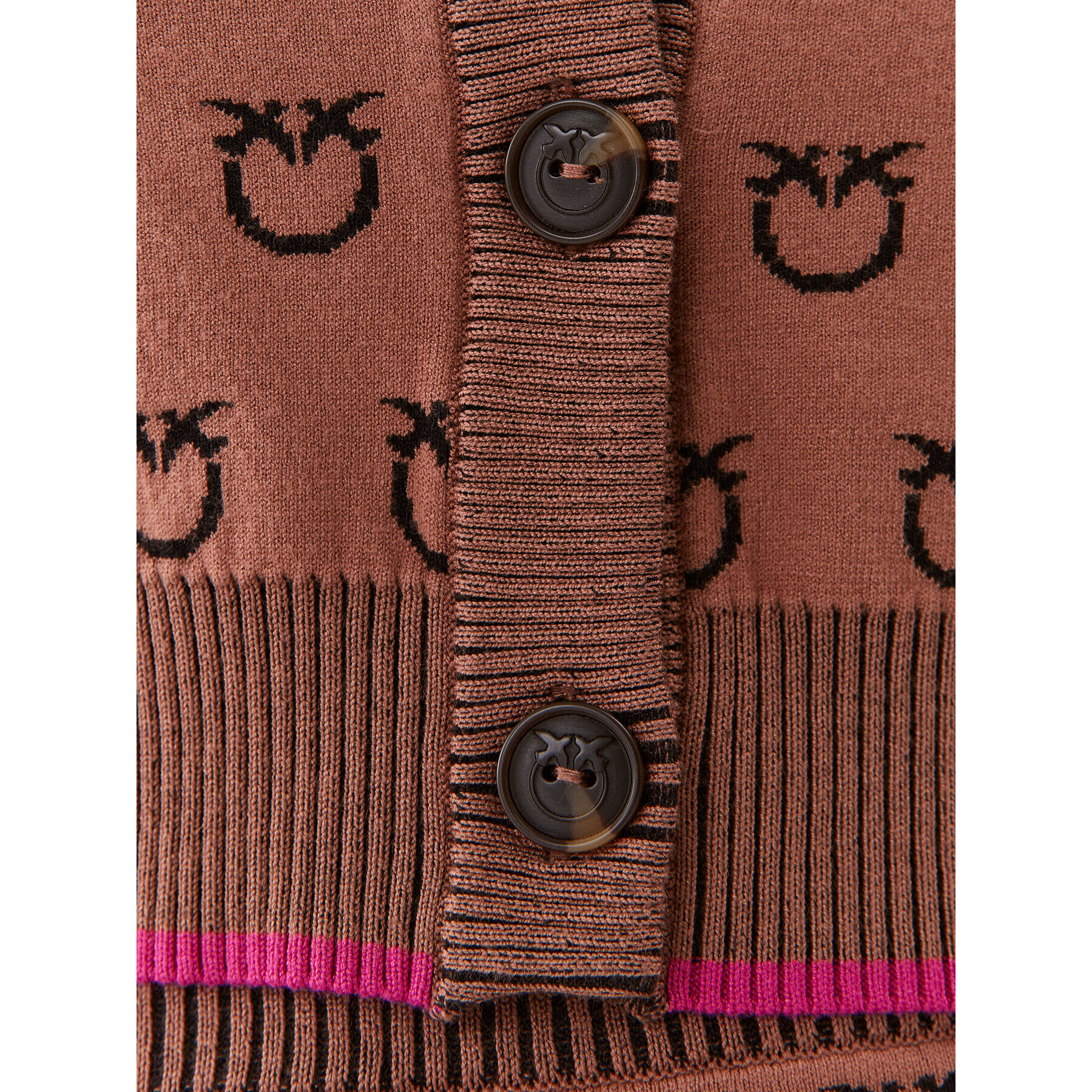 Pinko Кардиган Idra 101563 A112 Кафяв Regular Fit - Pepit.bg