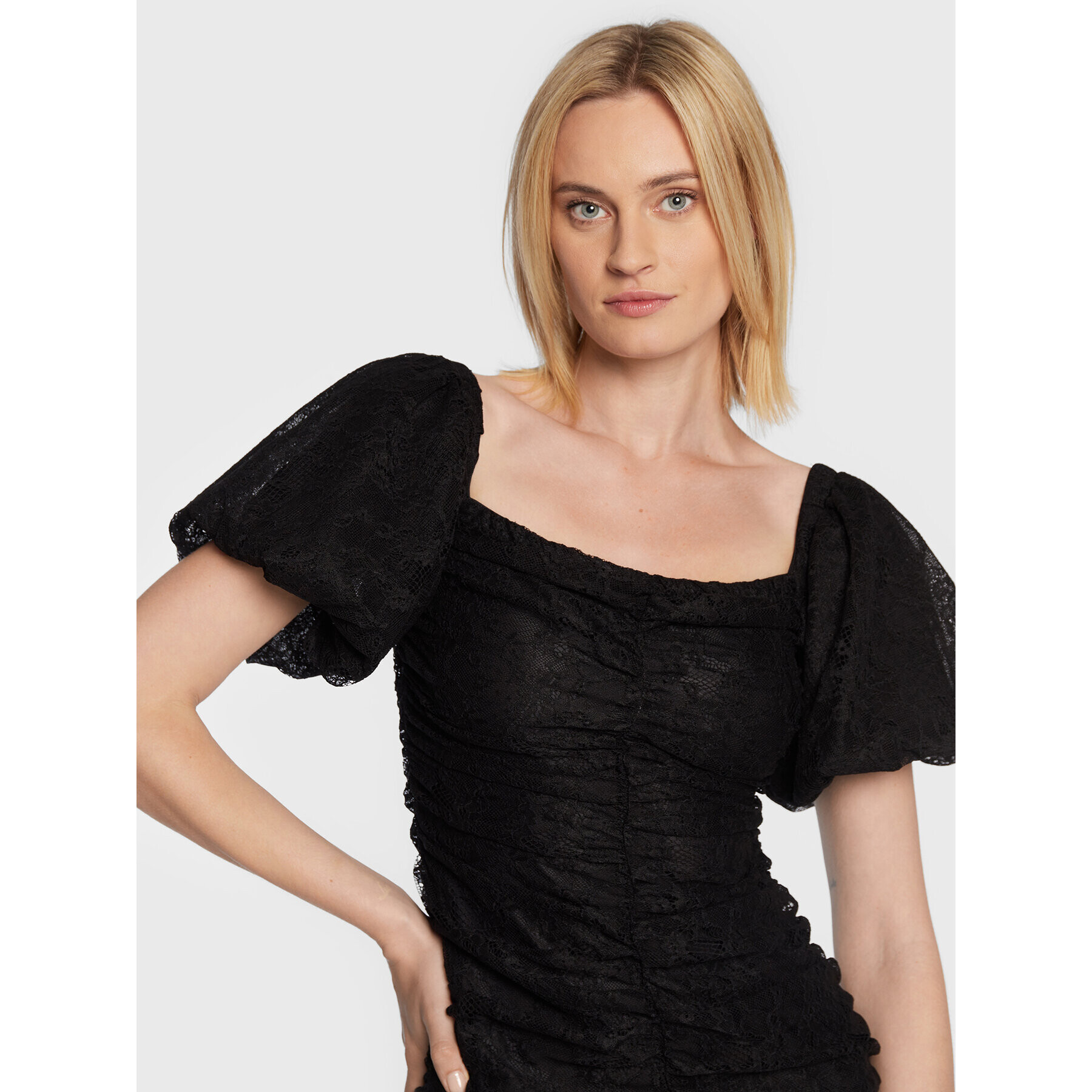 Pinko Коктейлна рокля Agostina 1G18FV 7585 Черен Slim Fit - Pepit.bg