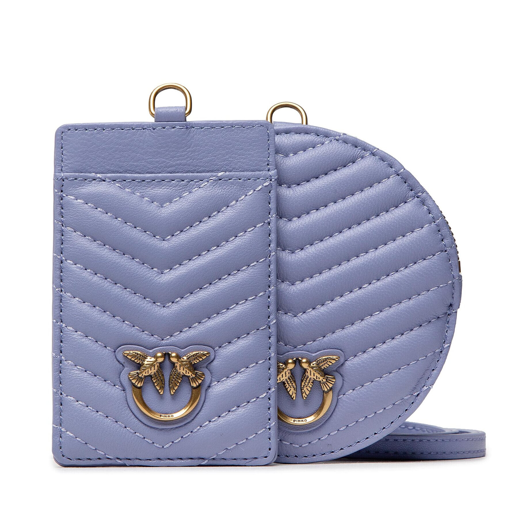 Pinko Комплект Neckle Mini Bag Chevron Al 22-23 PLTT 1P22XS A03Z Виолетов - Pepit.bg