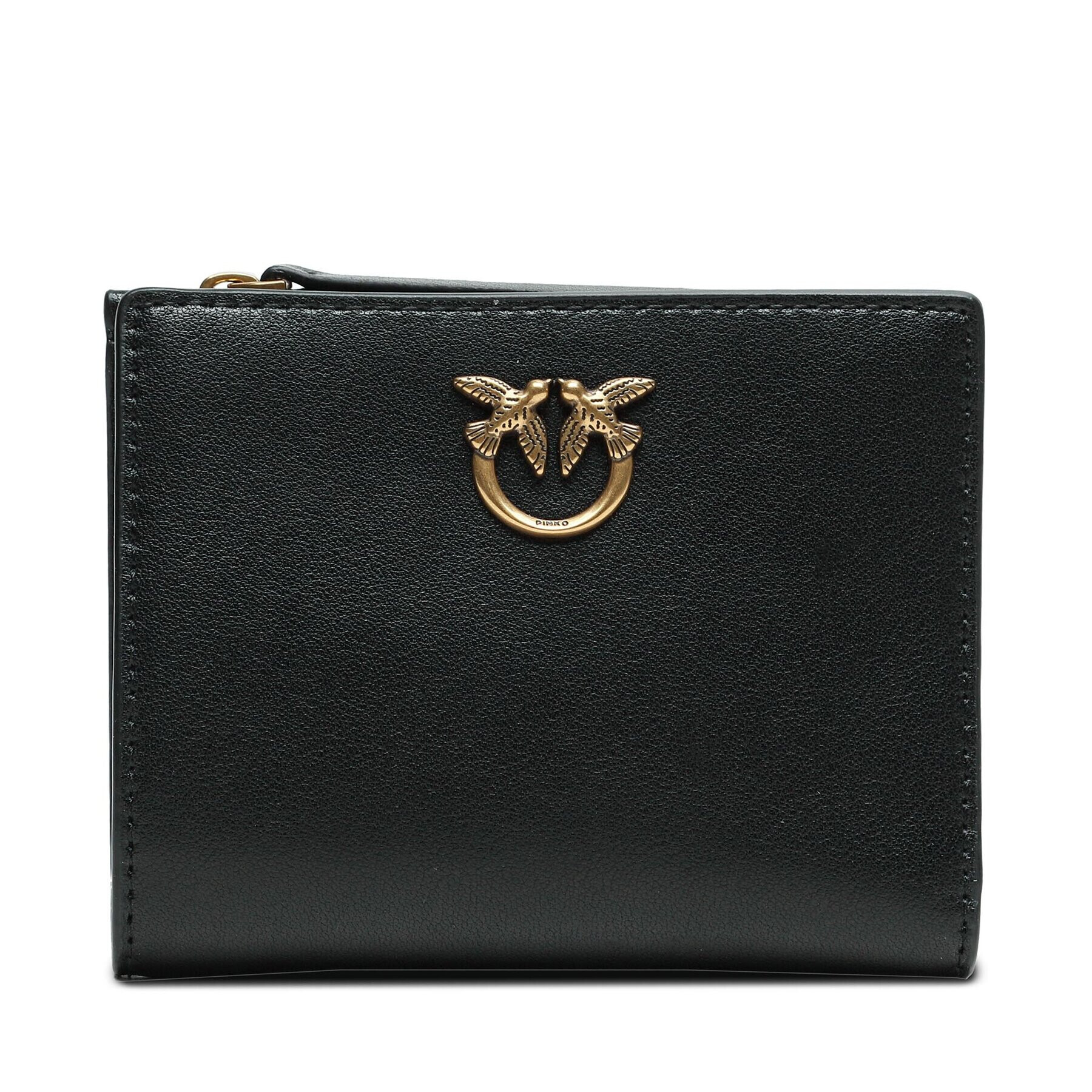 Pinko Малък дамски портфейл Wallet Mini. AI 23-24 PCPL 101539 A0QO Черен - Pepit.bg