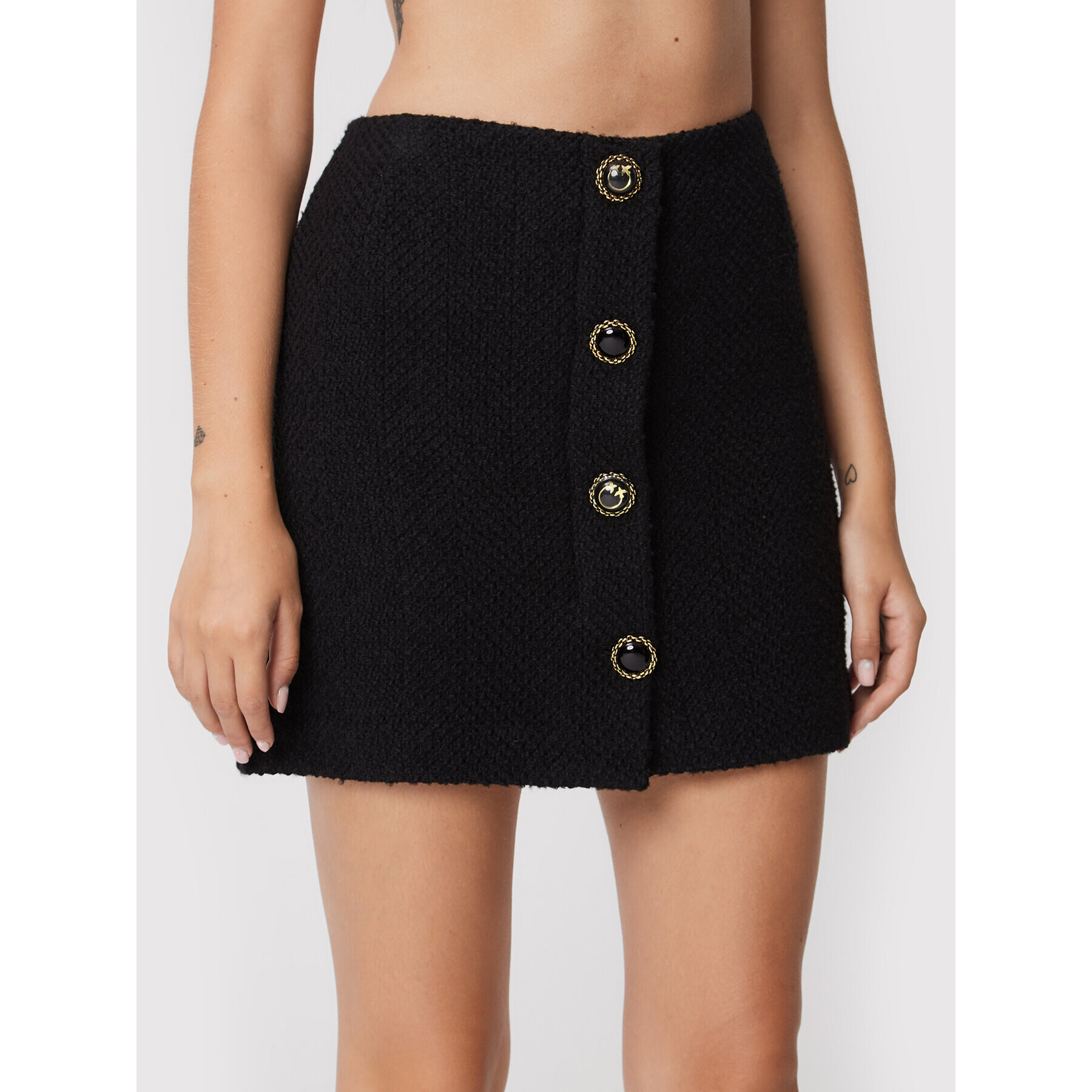Pinko Мини пола Ginette 1G18B2 A081 Черен Regular Fit - Pepit.bg