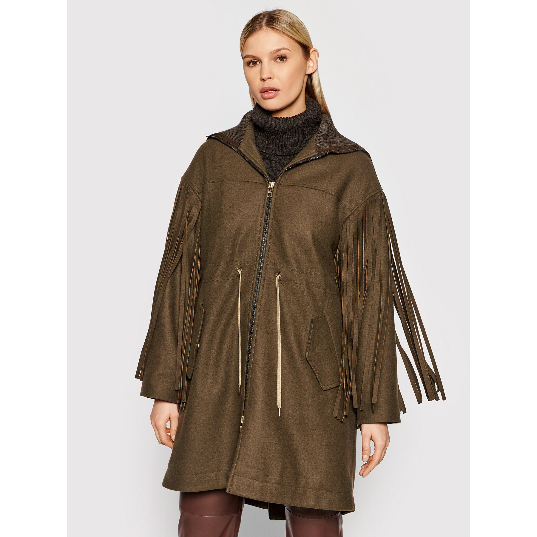Pinko Парка Progettare Q109W 8624 Зелен Regular Fit - Pepit.bg