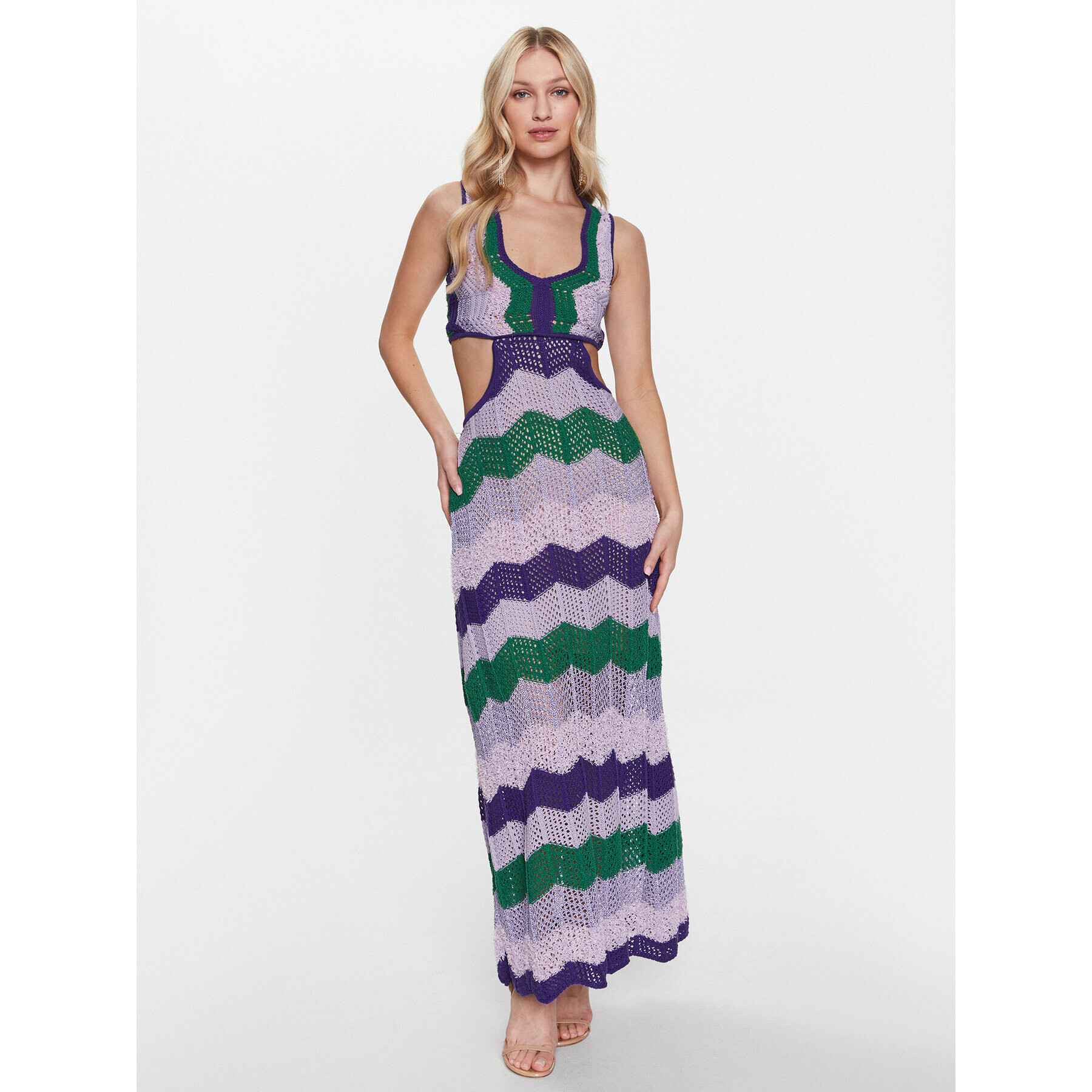 Pinko Плетена рокля 101170 A0V0 Цветен Regular Fit - Pepit.bg