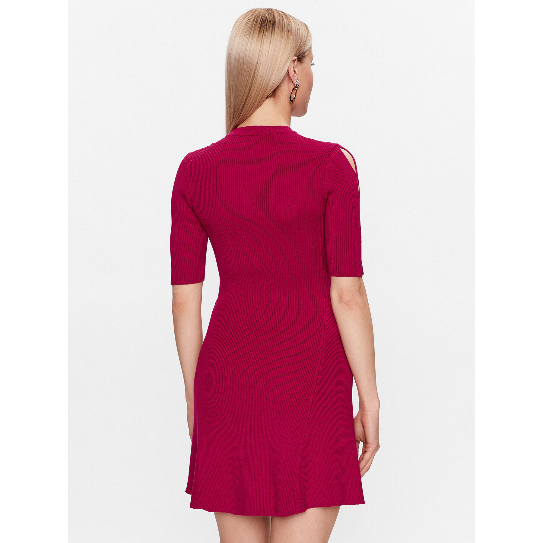 Pinko Плетена рокля 101227 A0TU Червен Regular Fit - Pepit.bg