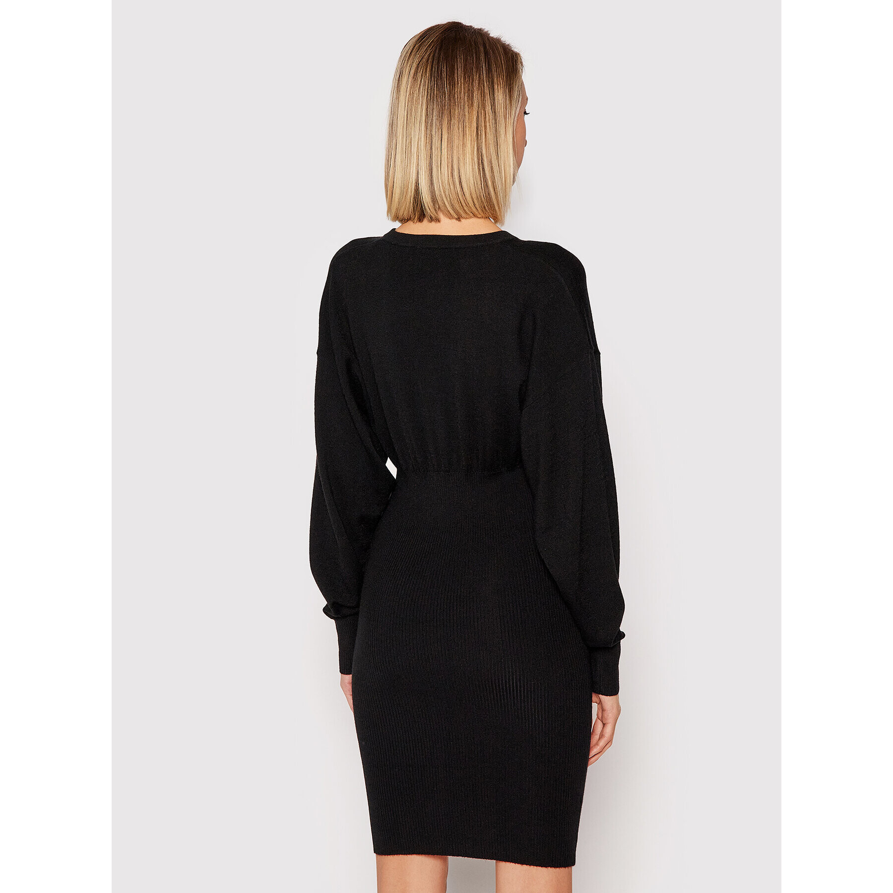 Pinko Плетена рокля Casteggio 1G16H8 Y77N Черен Slim Fit - Pepit.bg