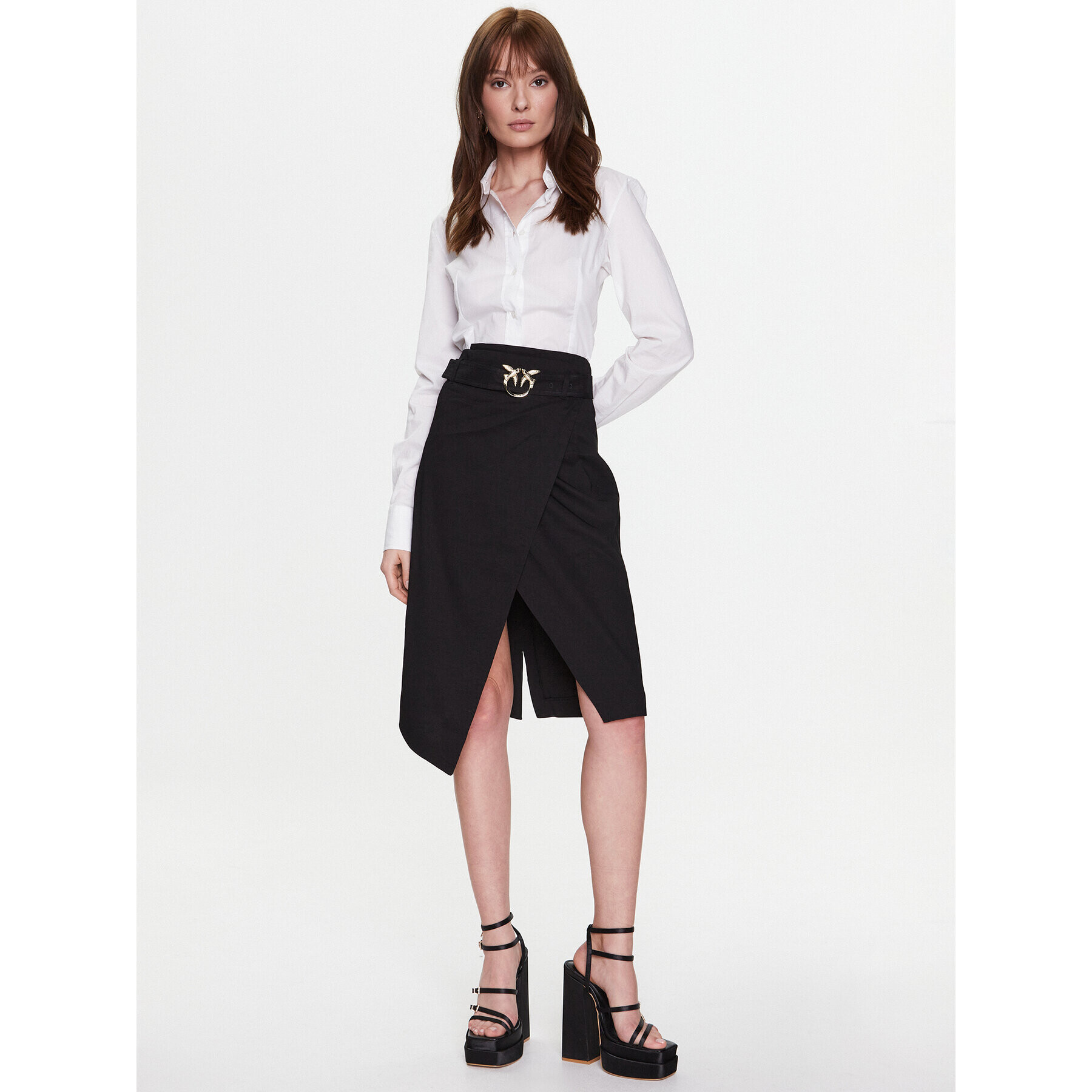 Pinko Пола тип молив Ivra 100444 A0LT Черен Slim Fit - Pepit.bg