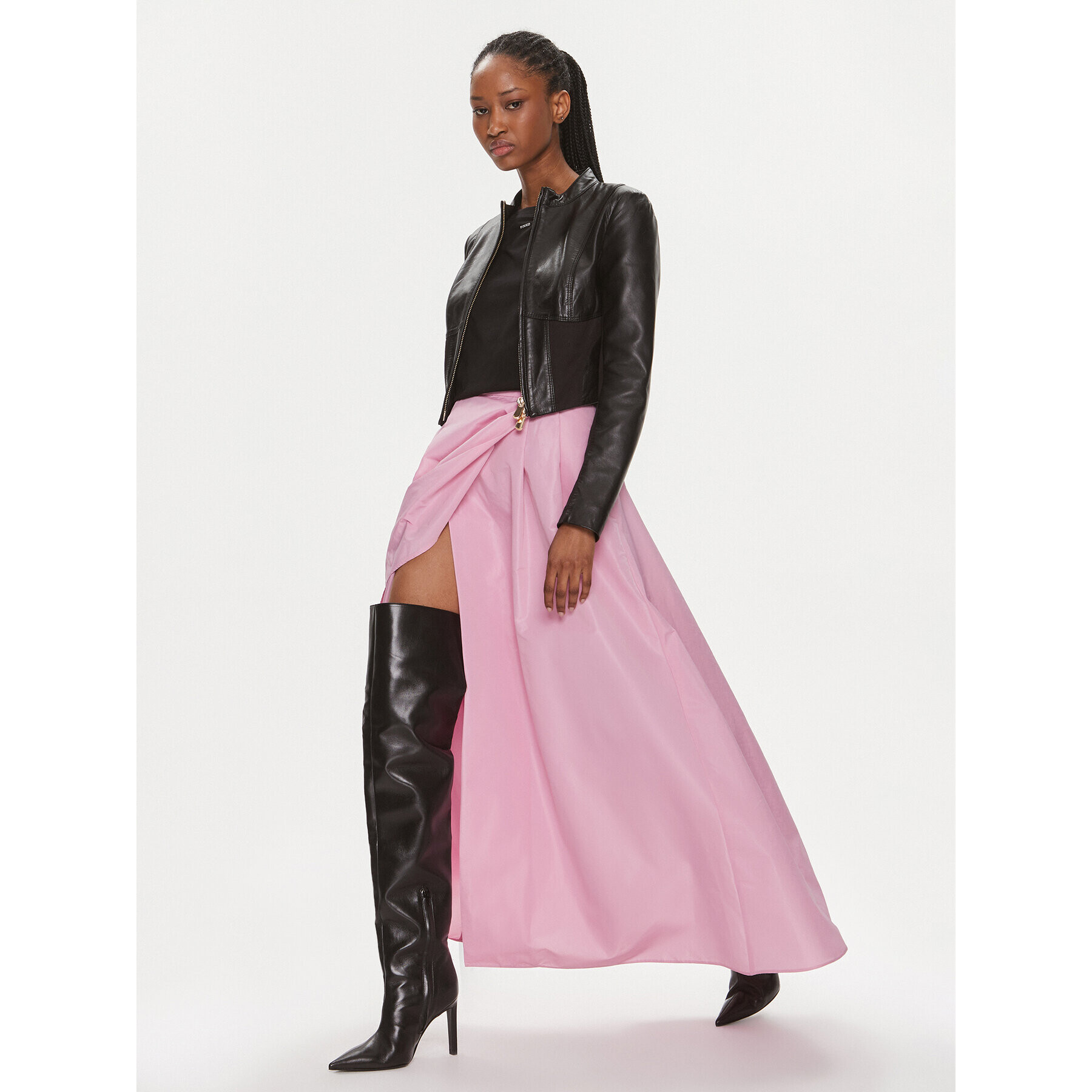 Pinko Пола тип трапец 100543 Y3LE Розов A-Line Fit - Pepit.bg