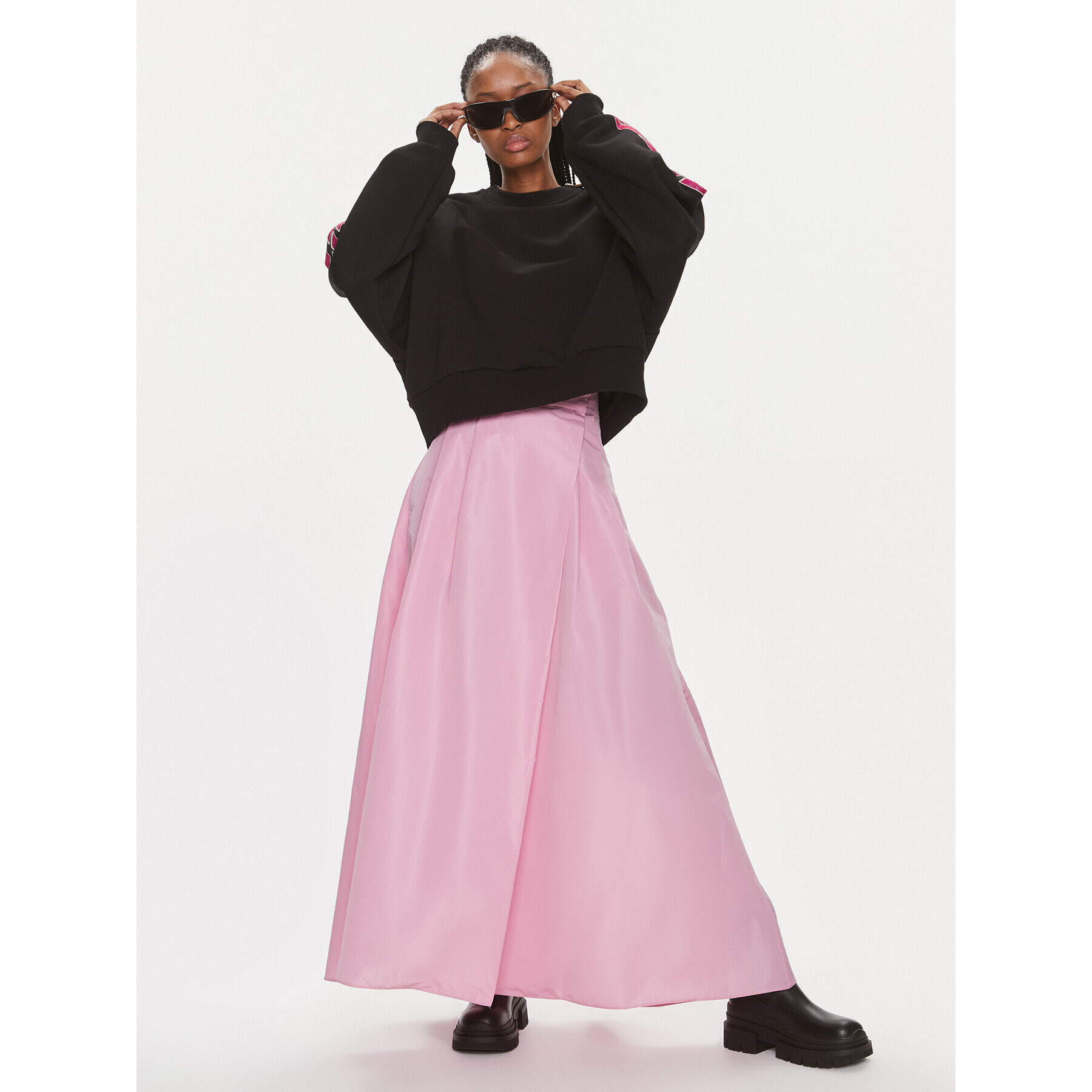 Pinko Пола тип трапец 100543 Y3LE Розов A-Line Fit - Pepit.bg