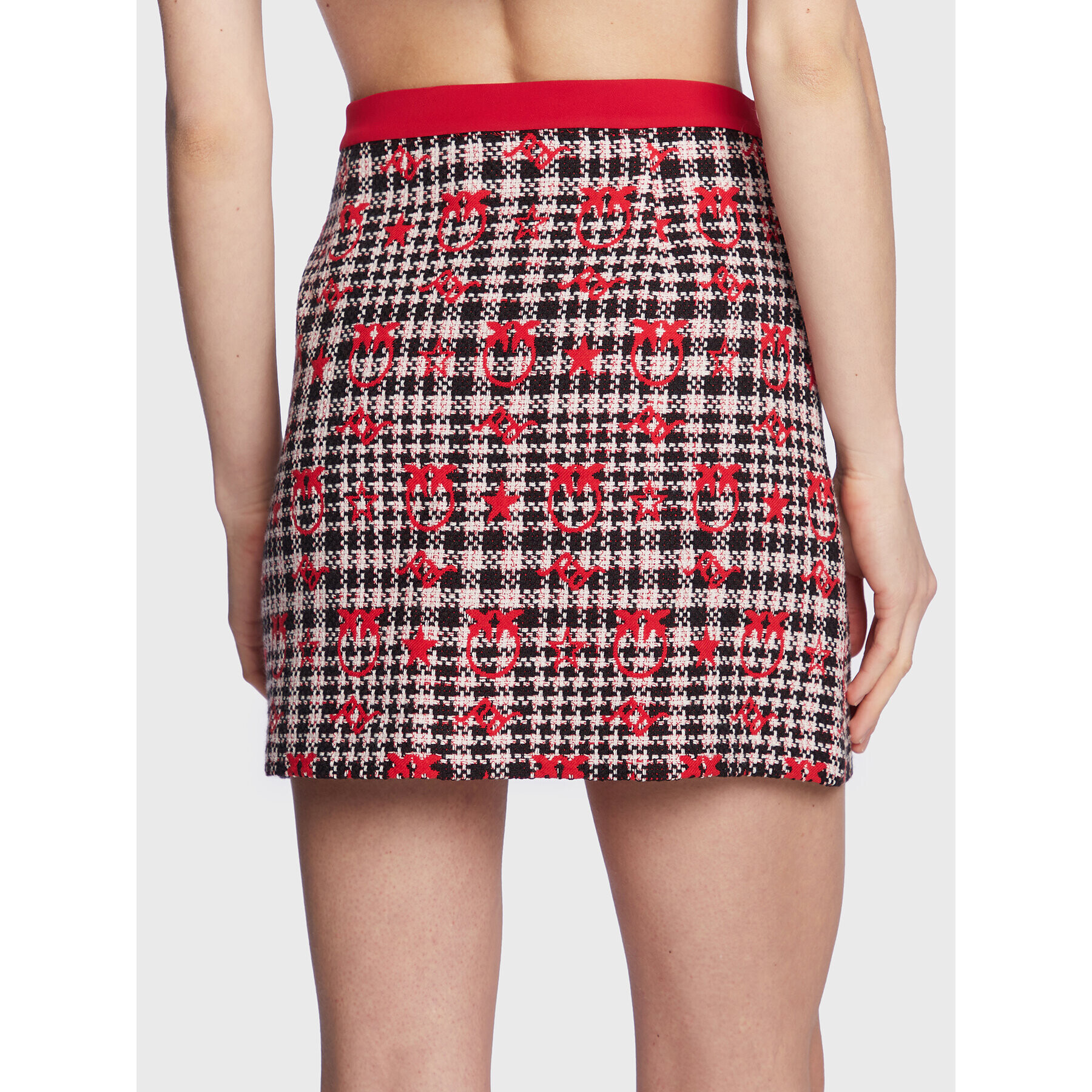 Pinko Мини пола Gratuito 100829 A0N2 Червен Regular Fit - Pepit.bg