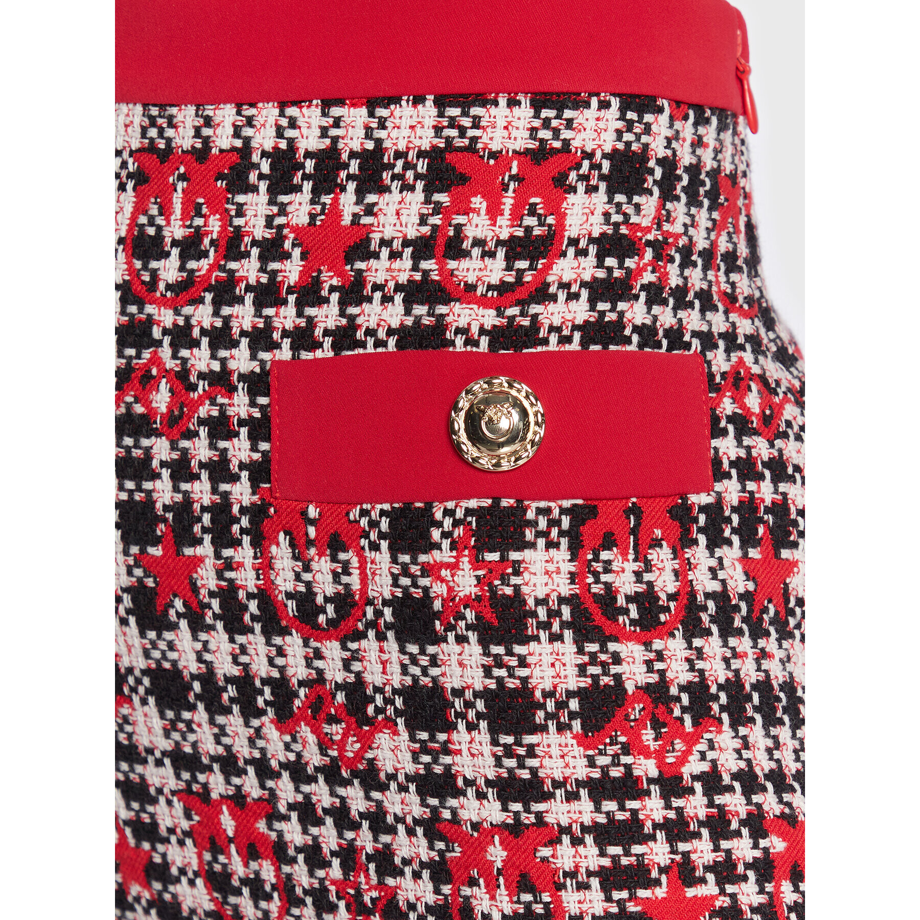 Pinko Мини пола Gratuito 100829 A0N2 Червен Regular Fit - Pepit.bg
