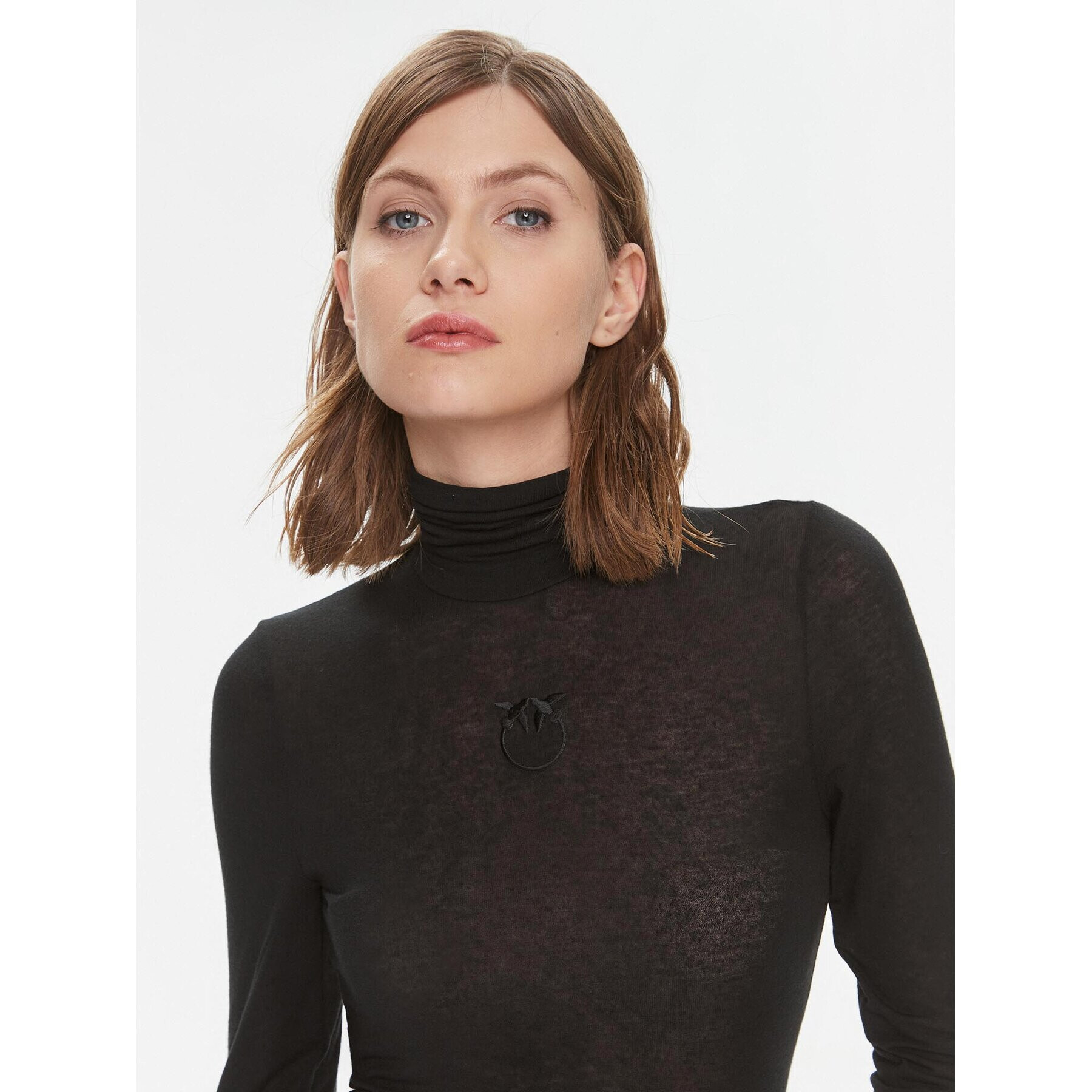 Pinko Поло Abdaly 102067 A17S Черен Slim Fit - Pepit.bg