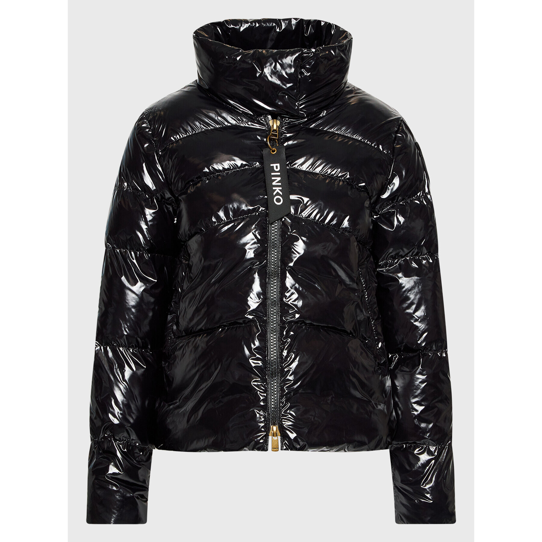 Pinko Пухено яке Mirco 1G17XG A00N Черен Regular Fit - Pepit.bg