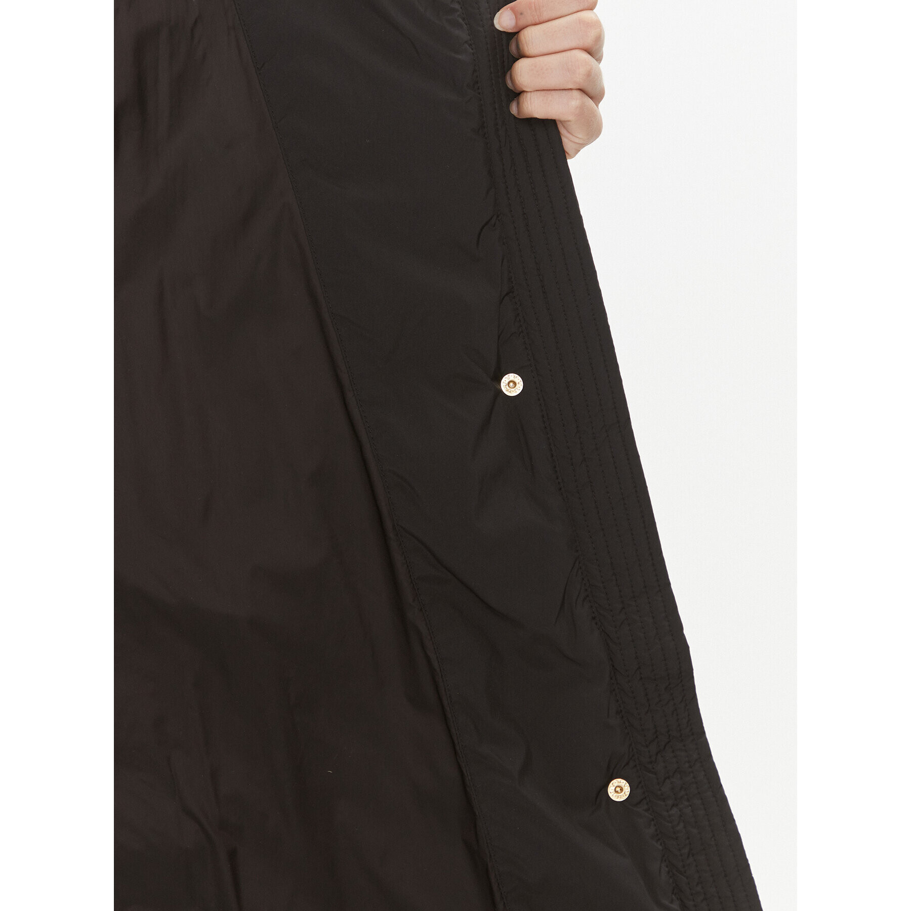 Pinko Пухено яке 101600 A0L5 Черен Oversize - Pepit.bg
