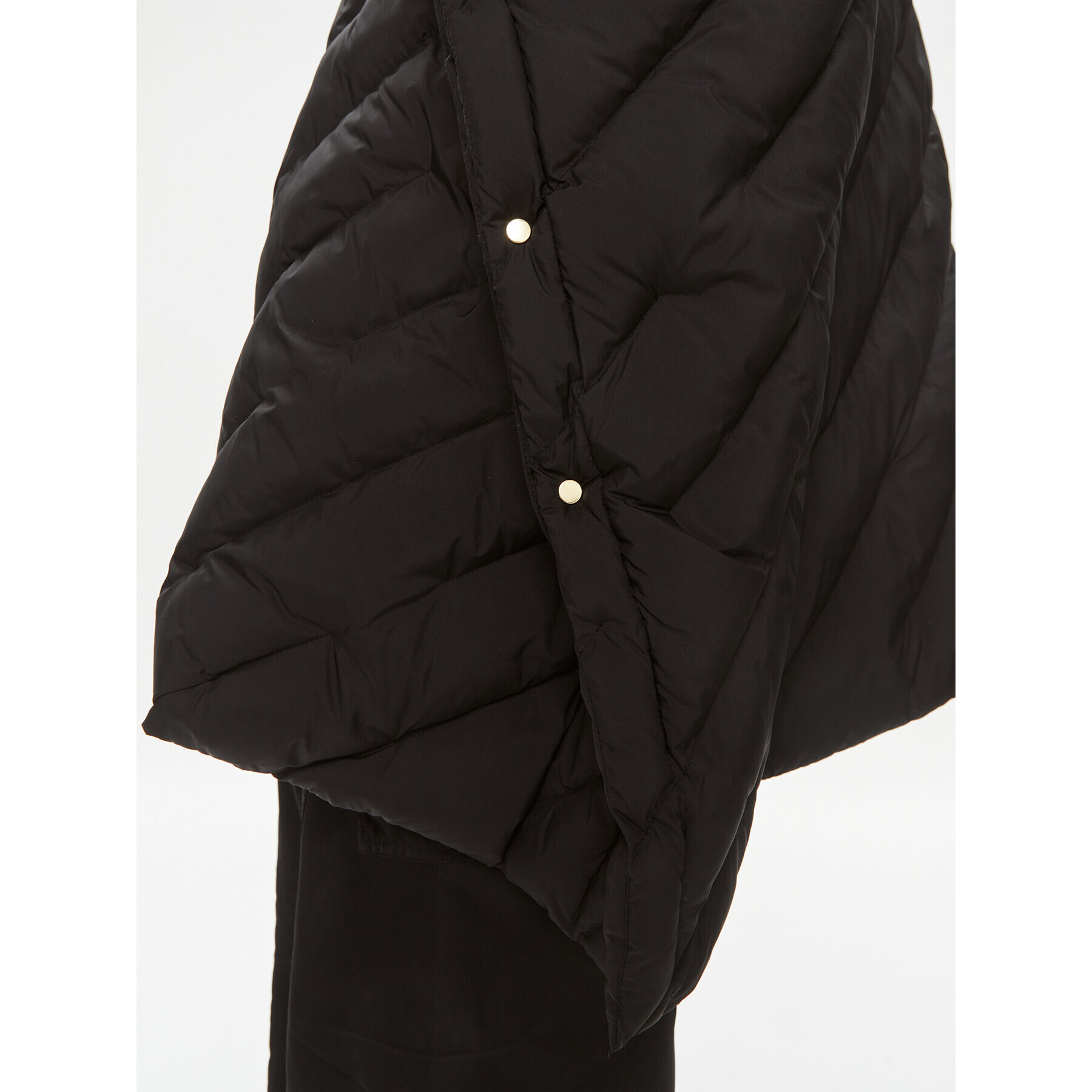 Pinko Пухено яке 101600 A0L5 Черен Oversize - Pepit.bg